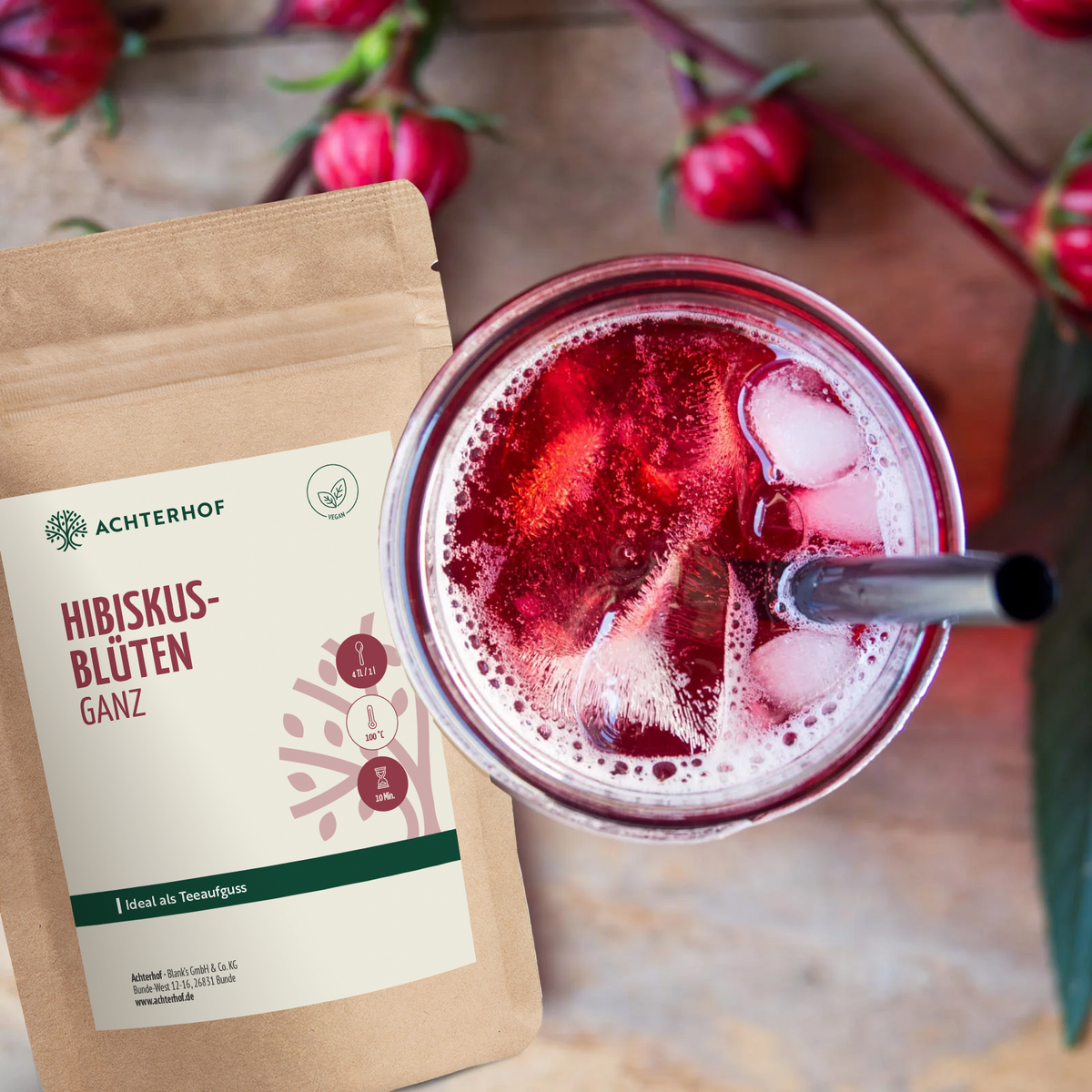 Hibiskusblüten ganz (500g)