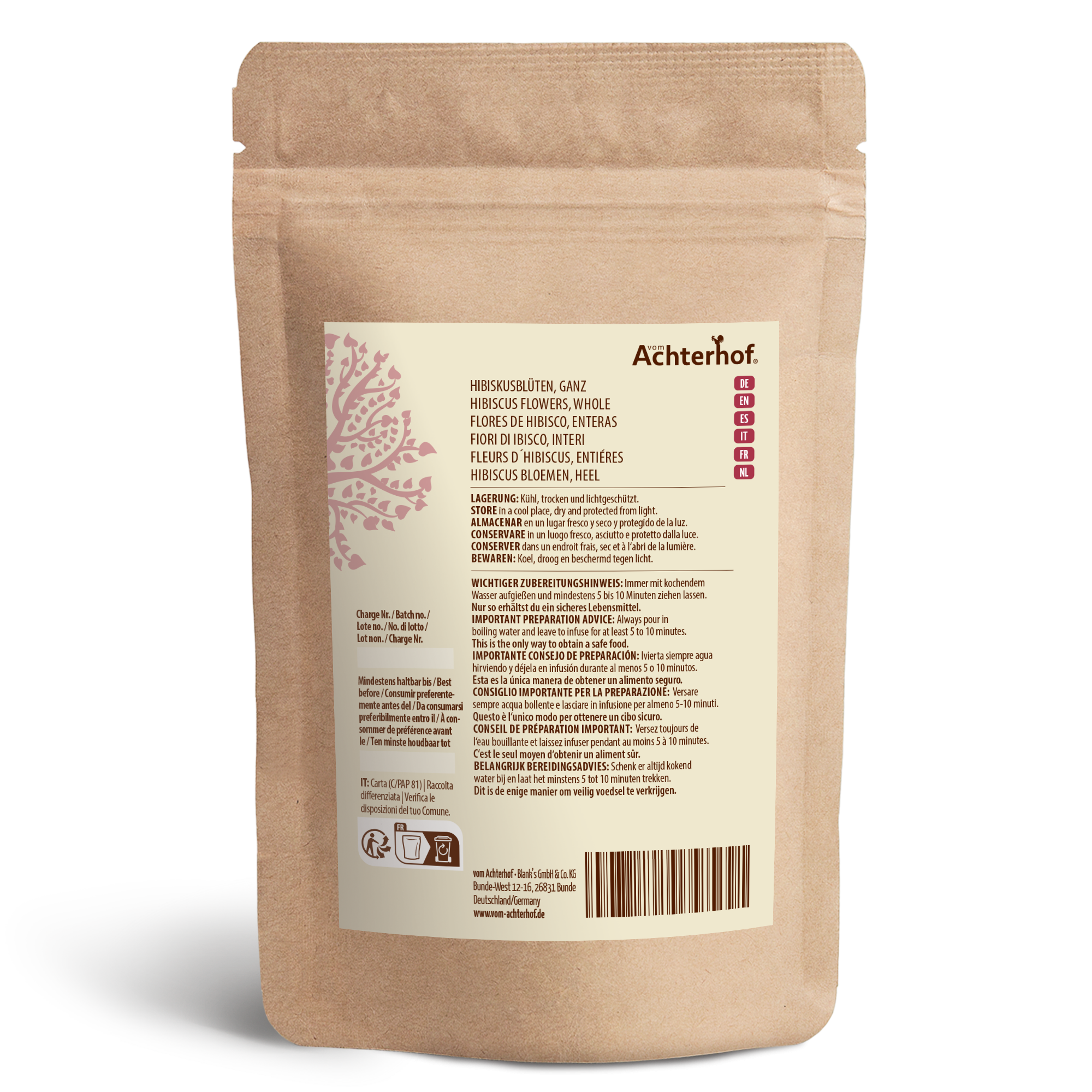 Hibiskusblüten ganz (500g)