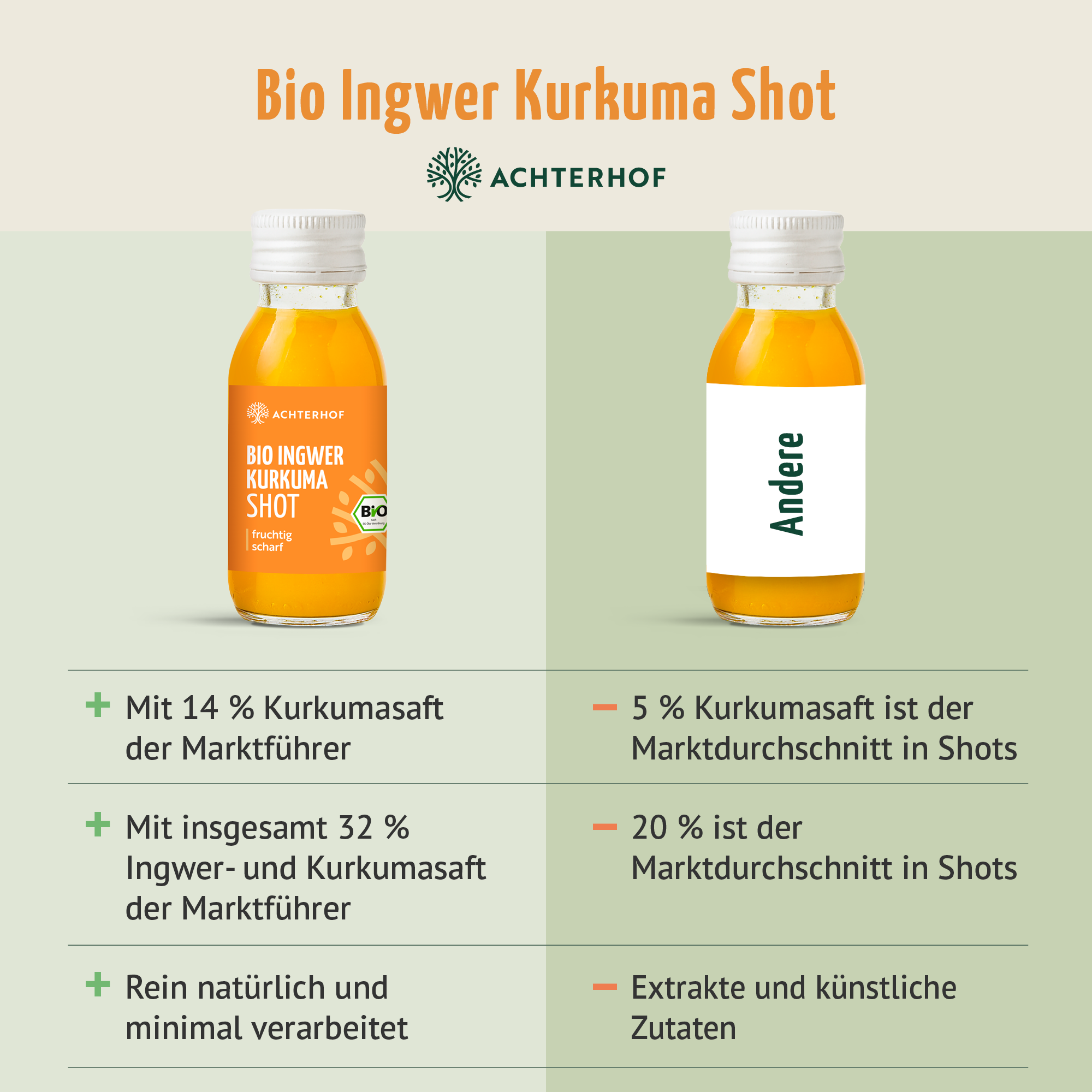 Fastendrinks 6 Flaschen Kräuterwunder Bio