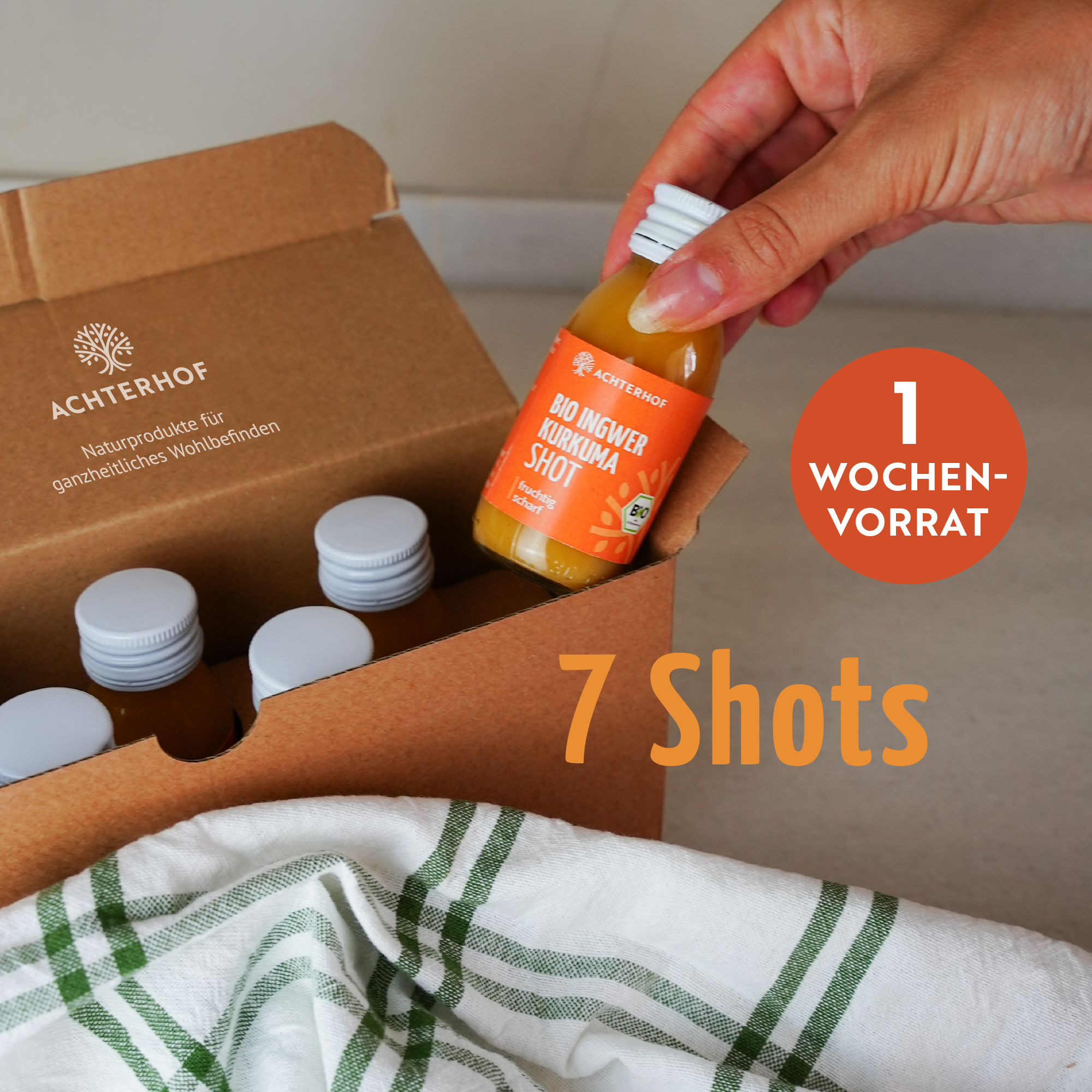 Fastendrinks 6 Flaschen Kräuterwunder Bio