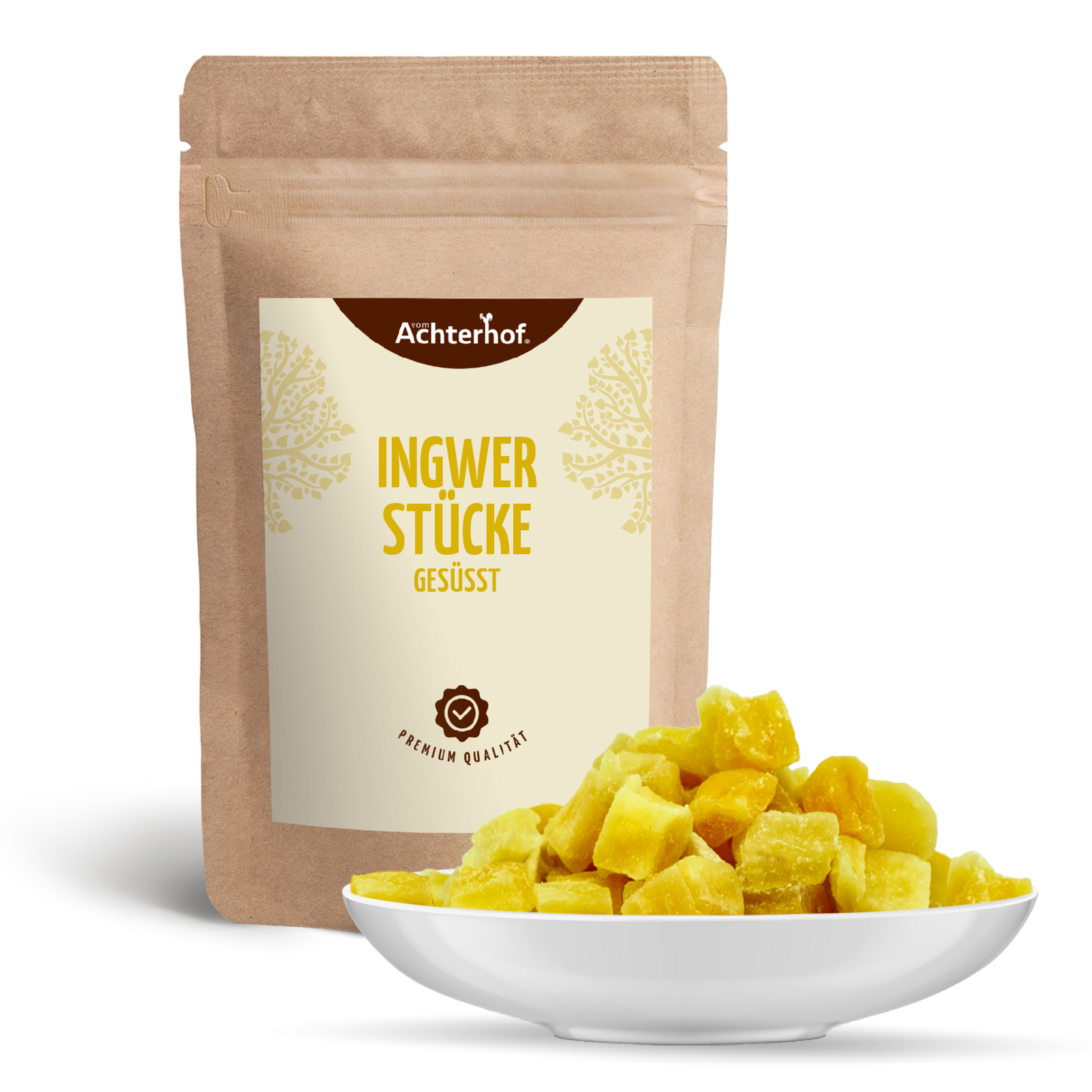 Ingwerstücke gesüßt (250g)