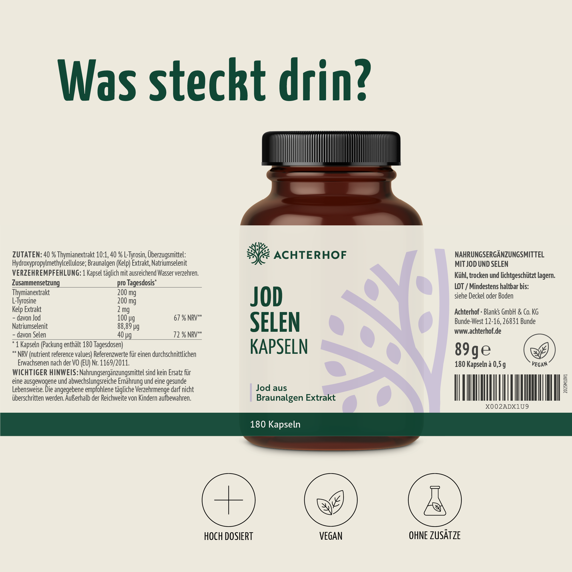 Magnesium Komplex (180 Kapseln)