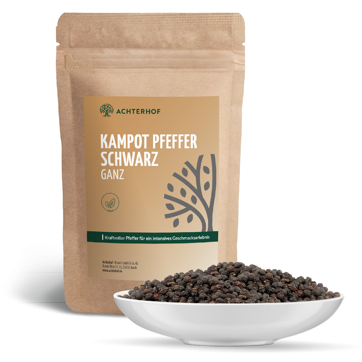 Kampot Pfeffer schwarz ganz (100g)