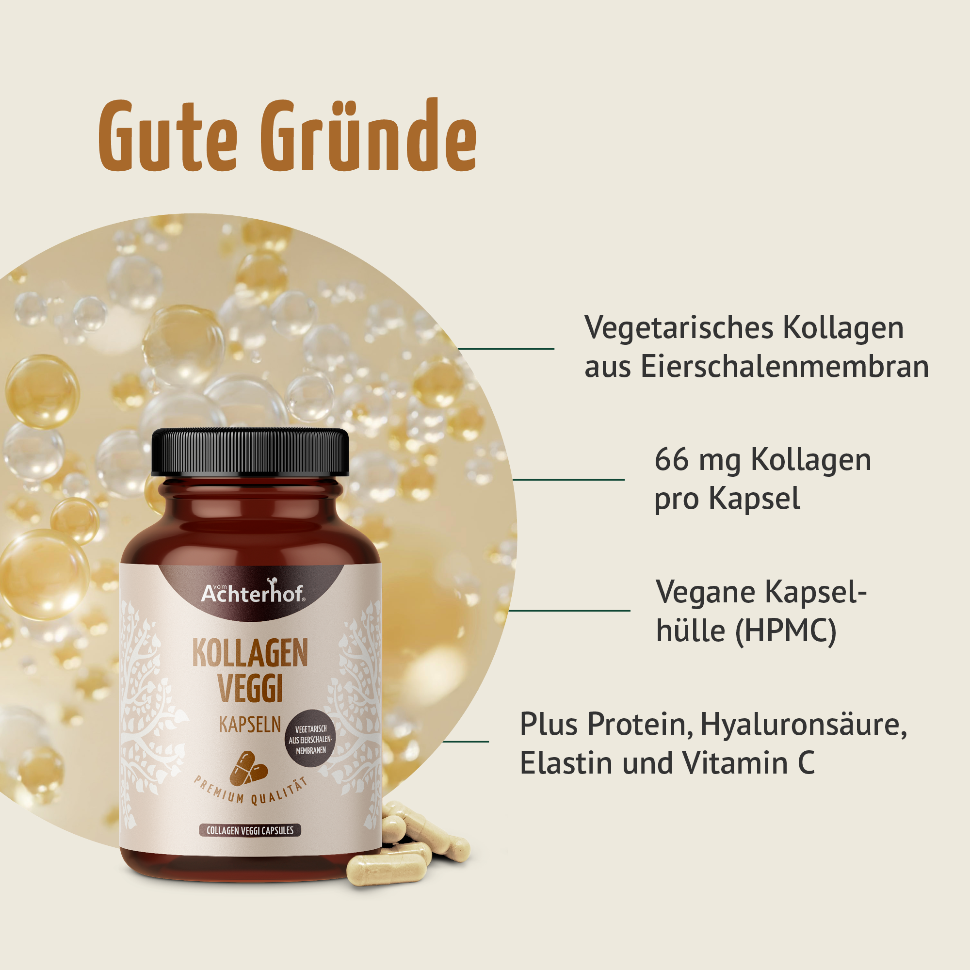 Kollagen Veggi Kapseln (120 Kapseln)