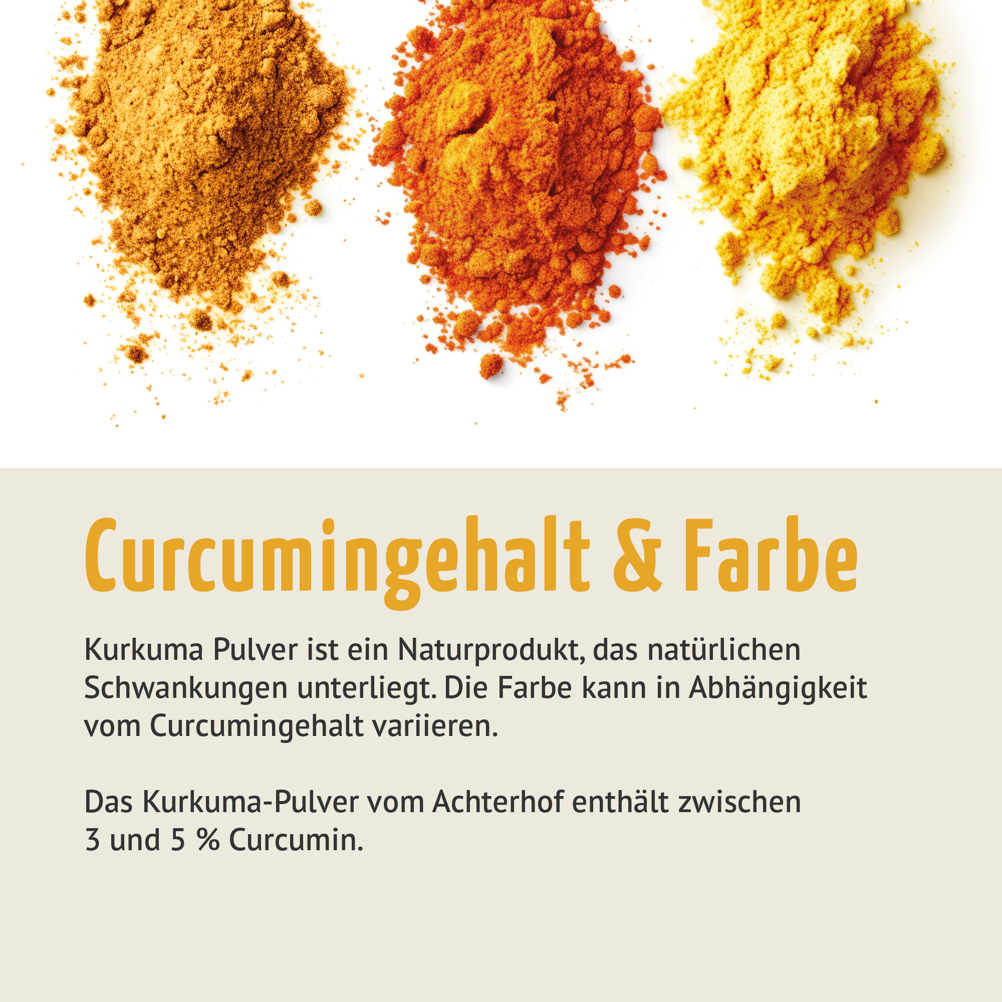 Bio Kurkuma Pulver (50g)