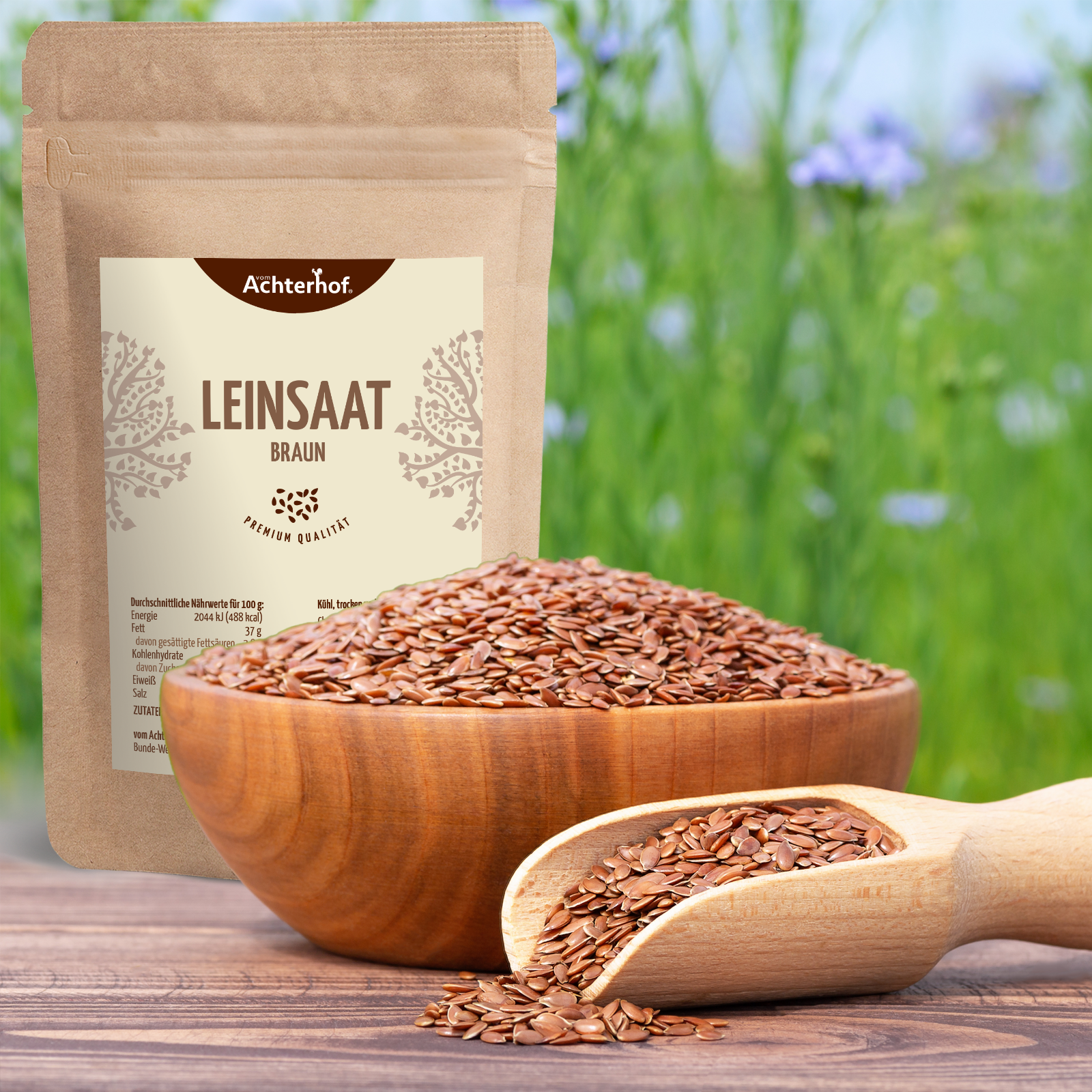 Leinsaat braun (1000g)