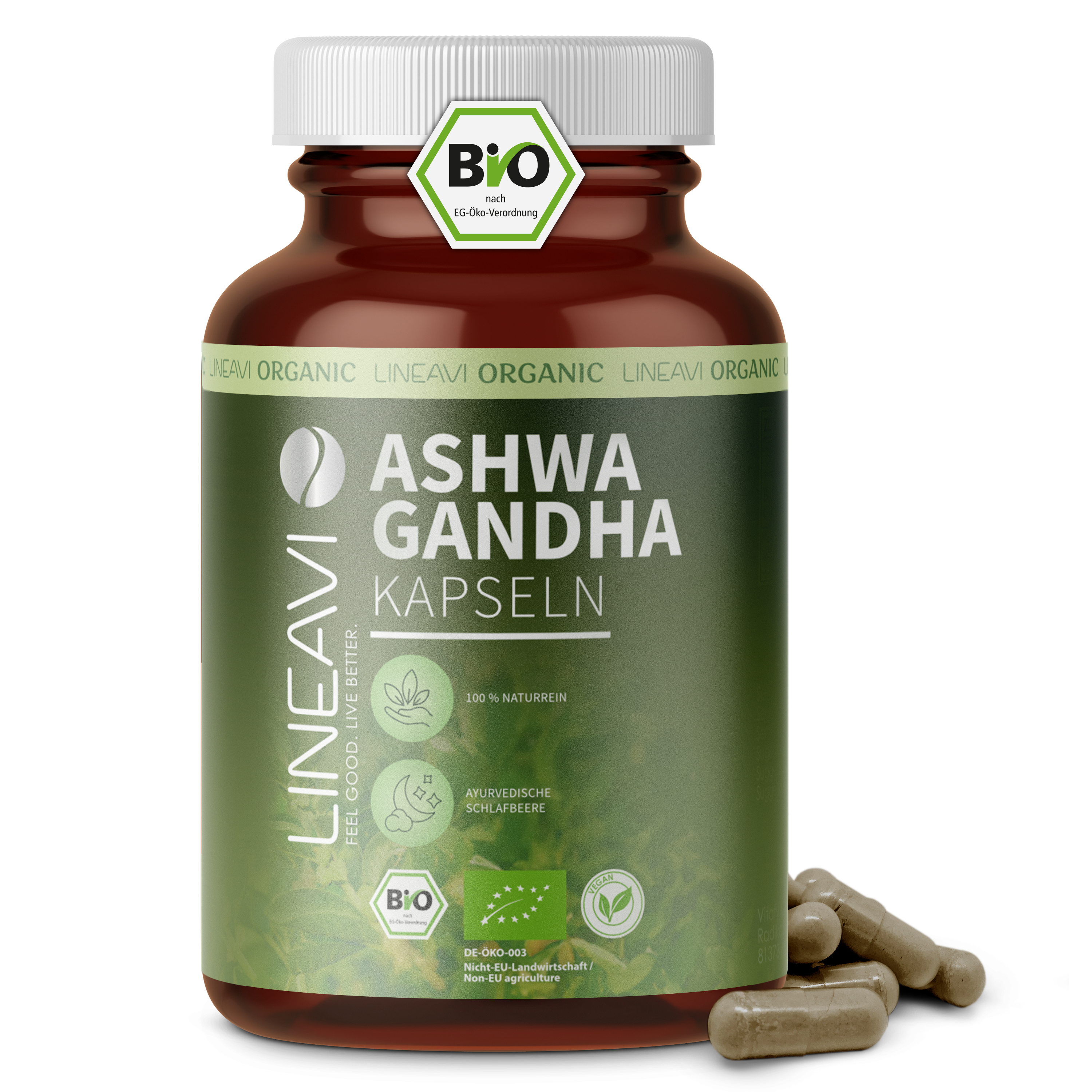 Ashwagandha Kapseln bio (150 Kapseln)