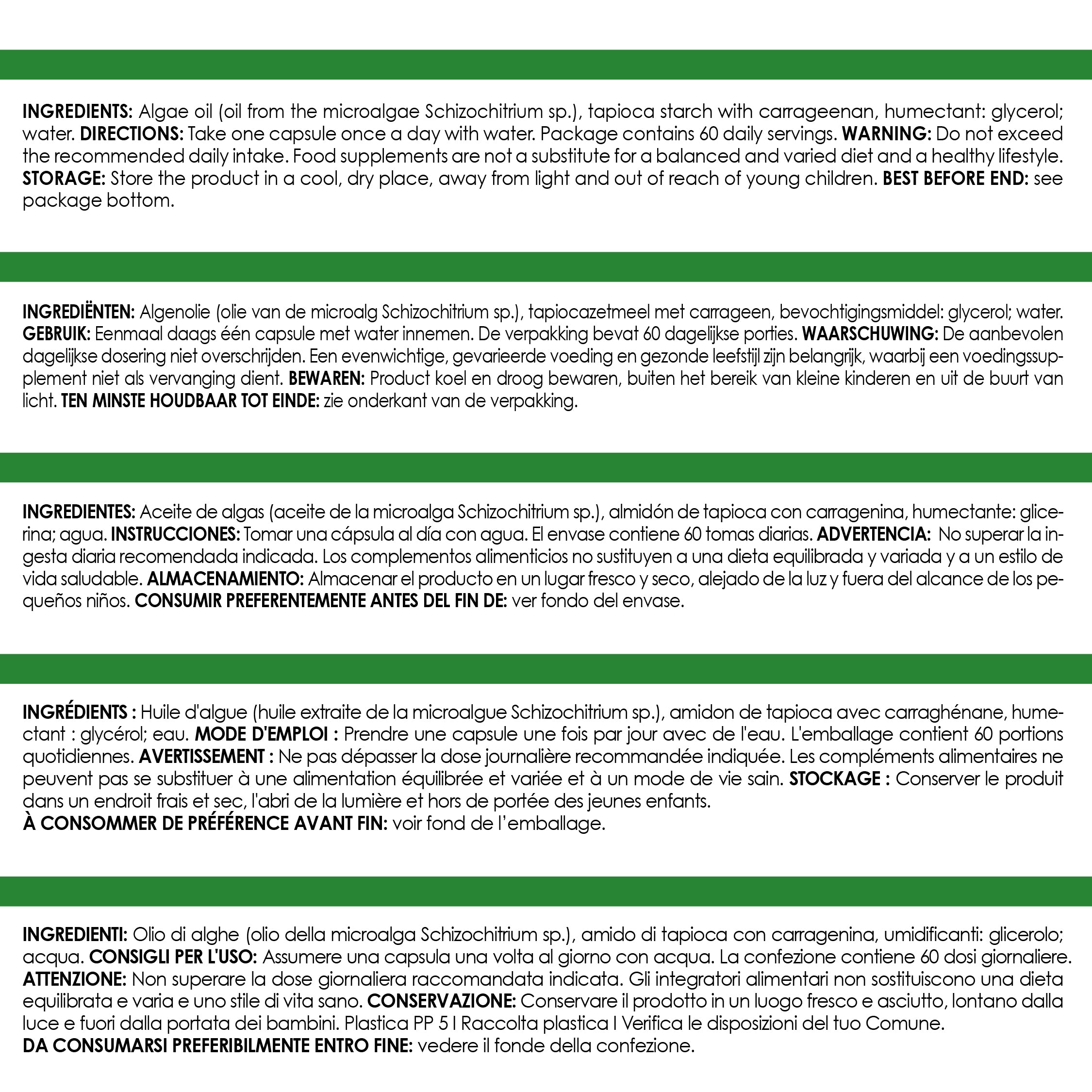 Omega 3 Vegan 4-Monatspackung (2x60 Kapseln)