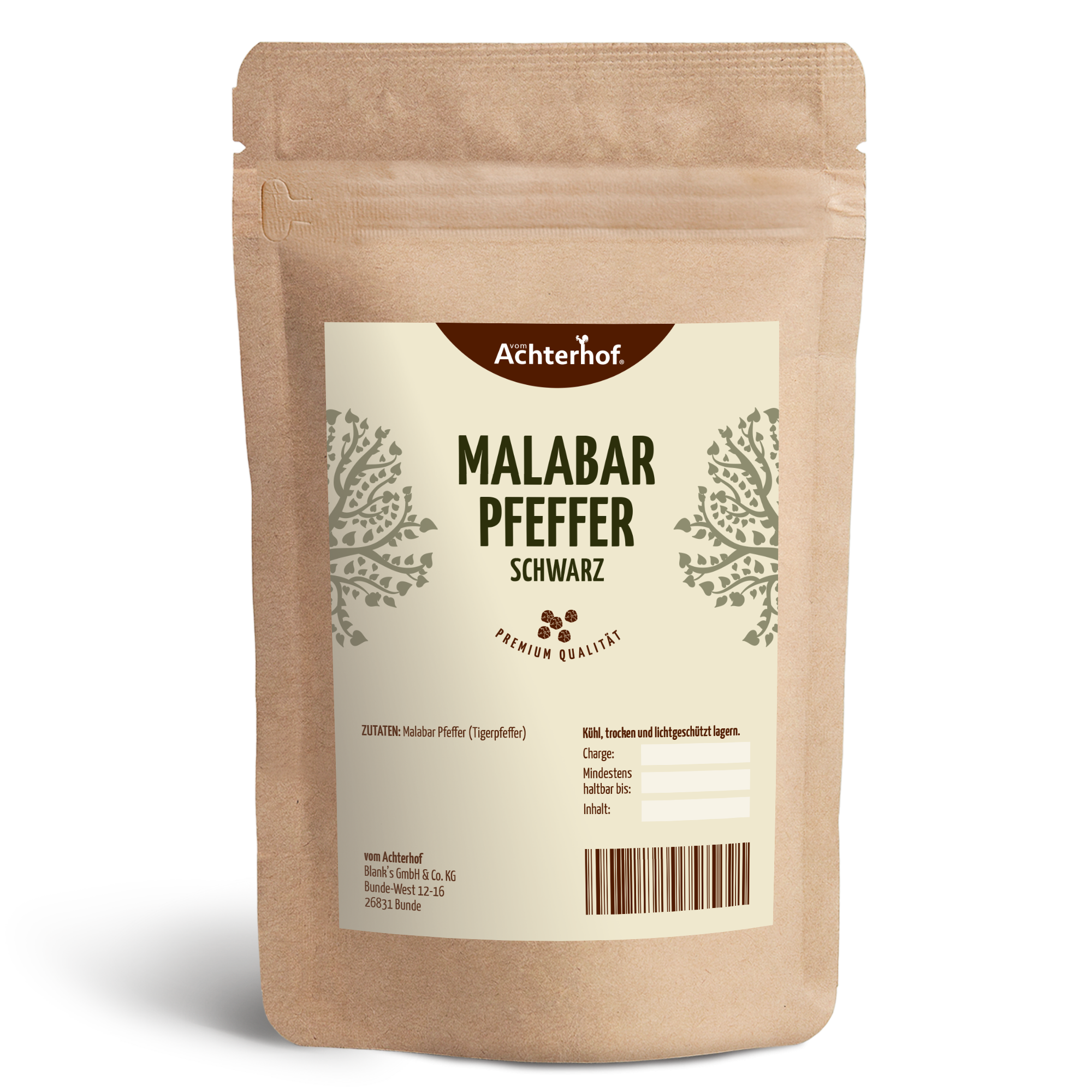 Malabar Pfeffer schwarz ganz (100g)