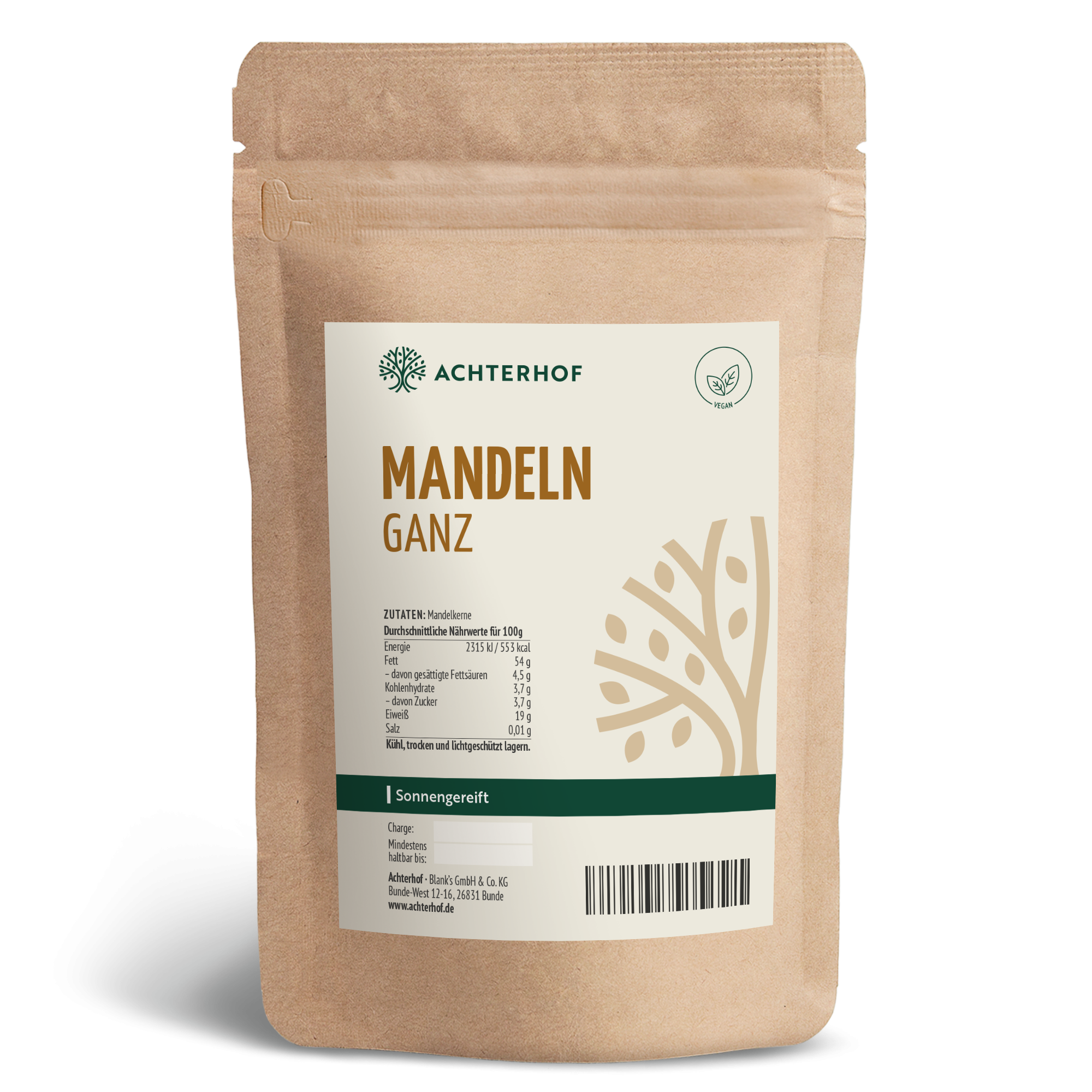 Mandeln ganz (1000g)