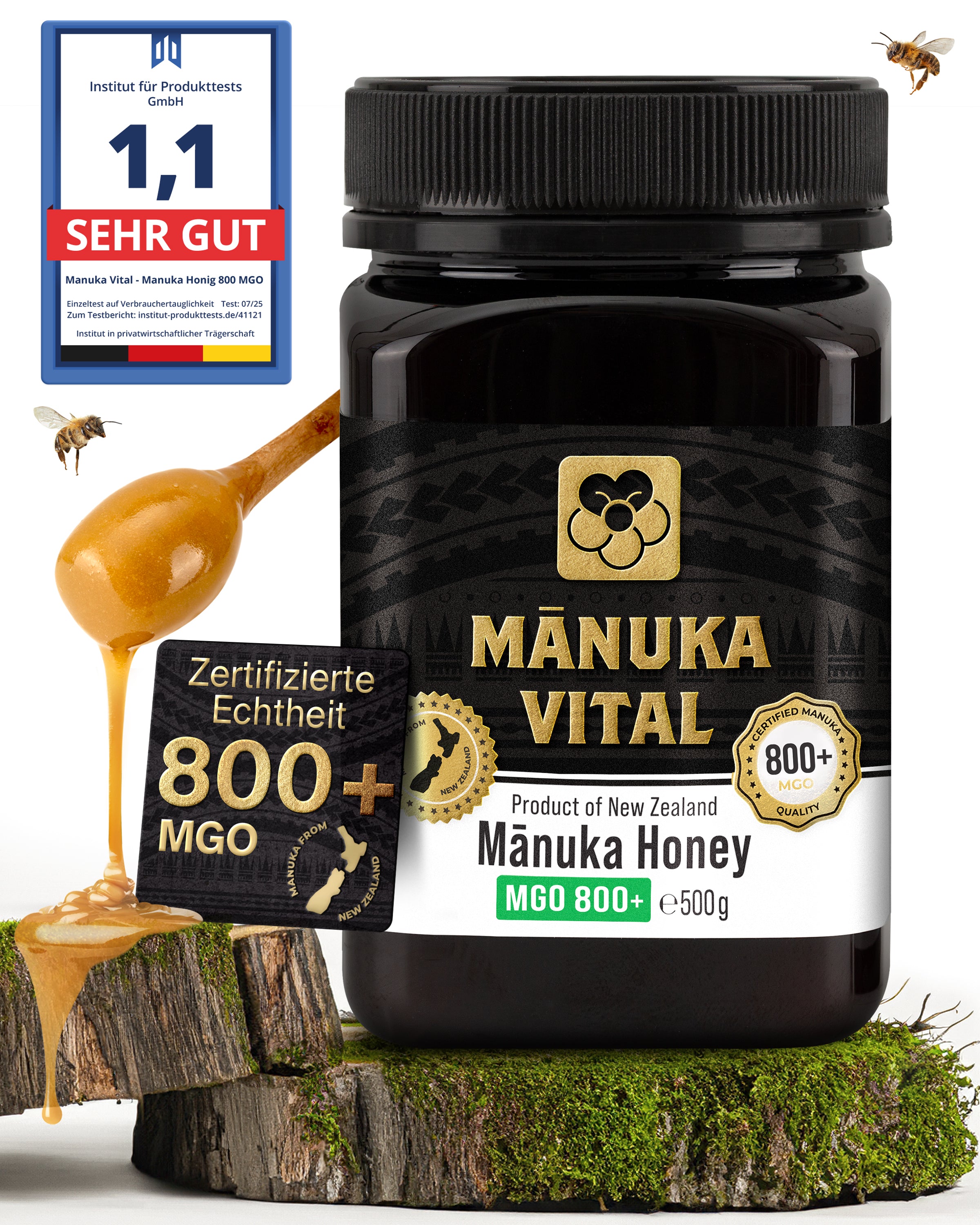 Manuka Vital Honig MGO 800+ (500g)