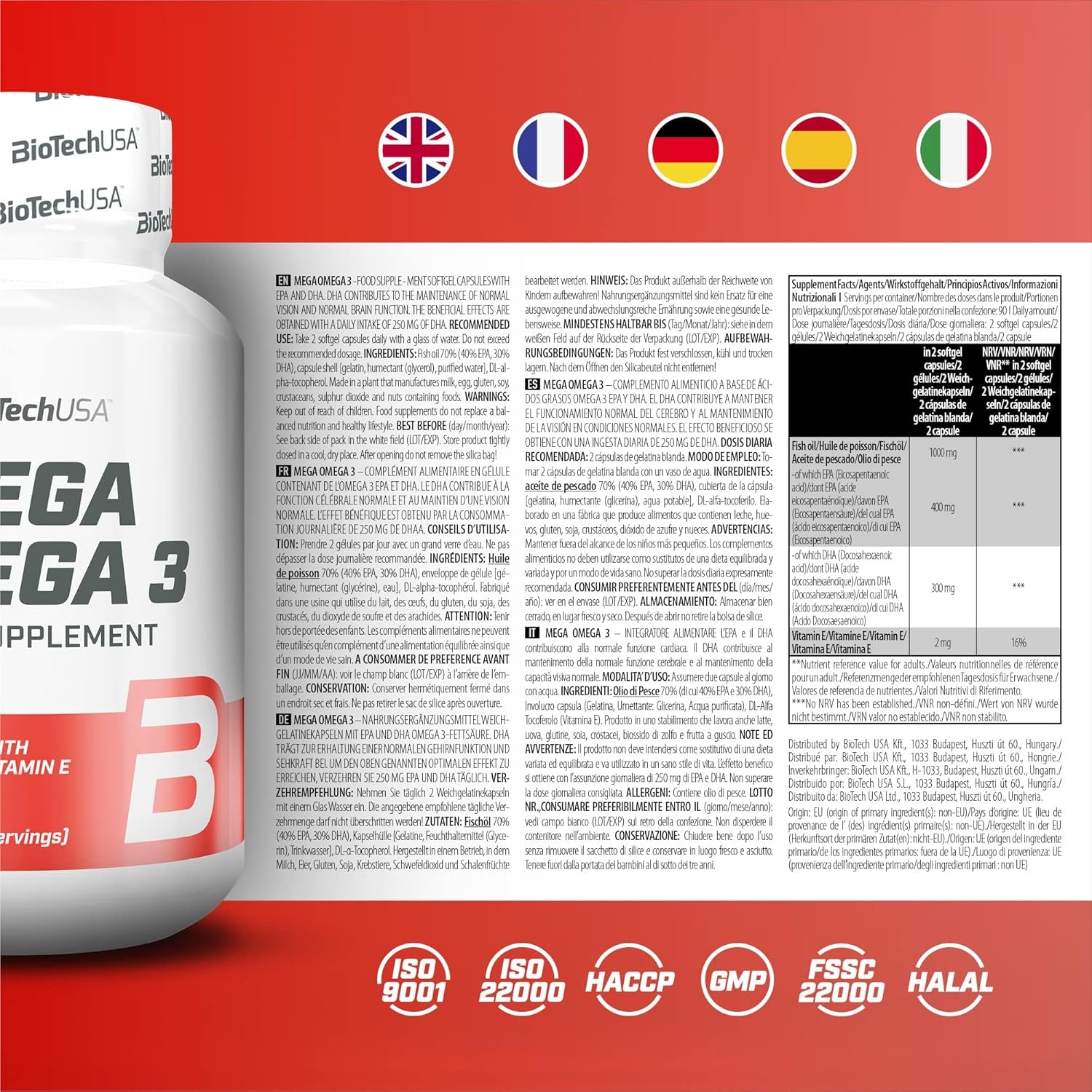 Mega Omega 3 (90 Kapseln)