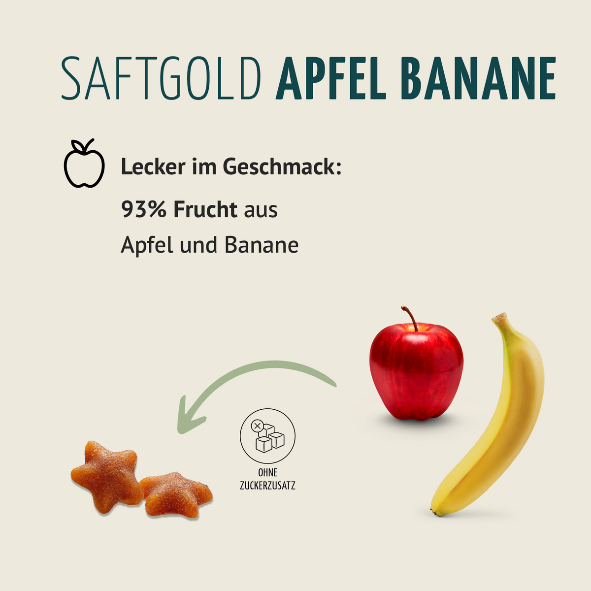 Saftgold Multivitamin Kids Gummies Apfel Banane (190 Stück)