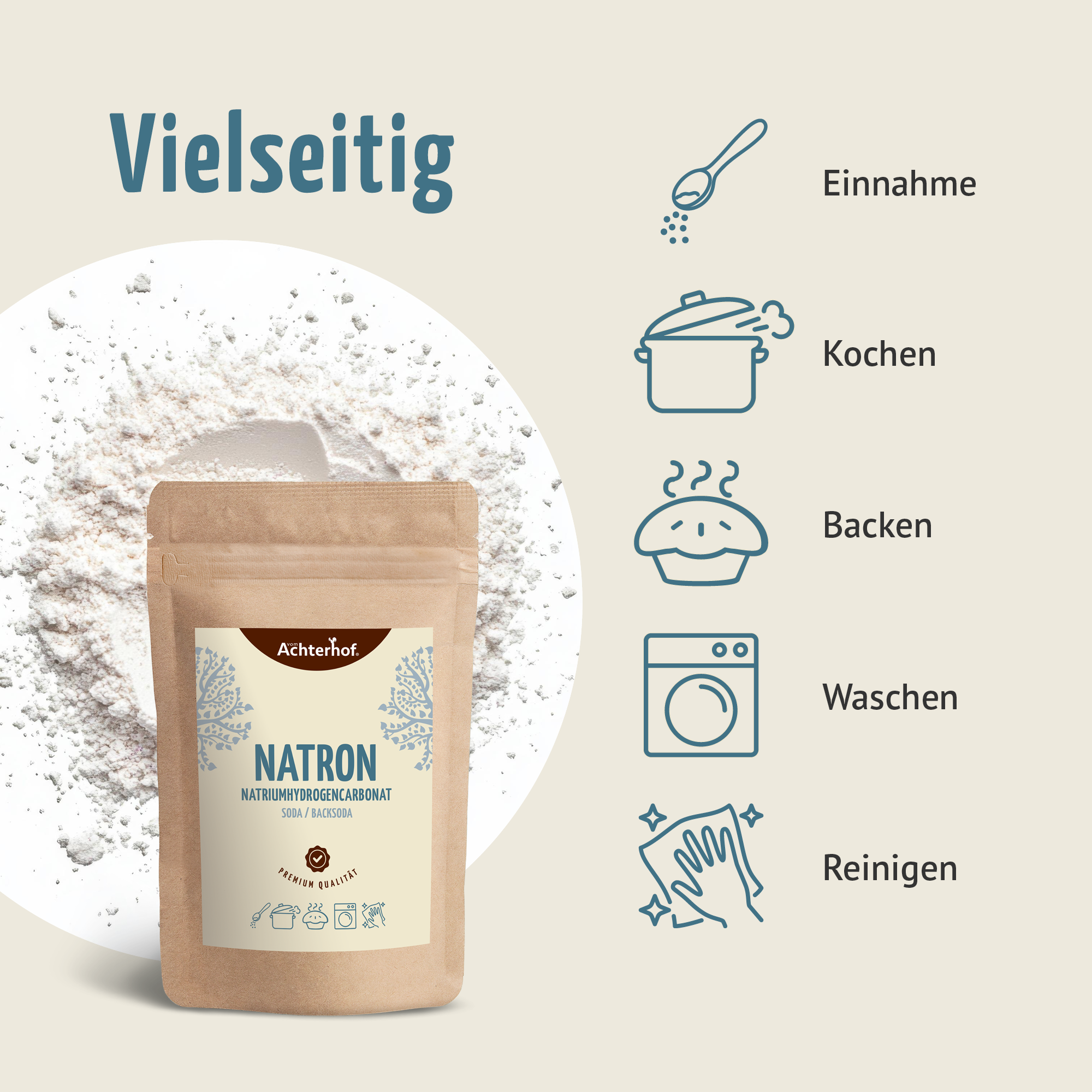 Natron Natriumhydrogencarbonat (500g)