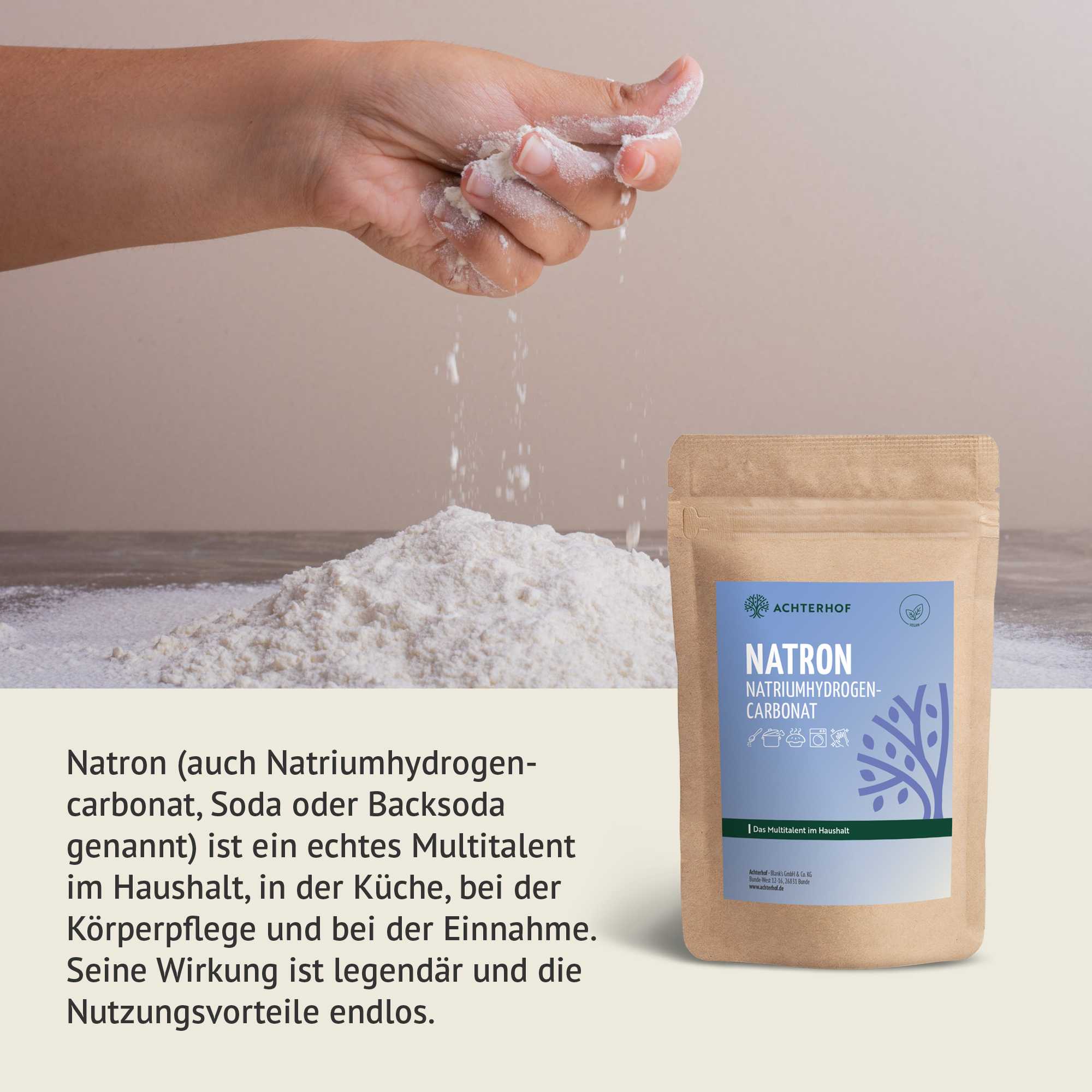Natron Natriumhydrogencarbonat (250g)