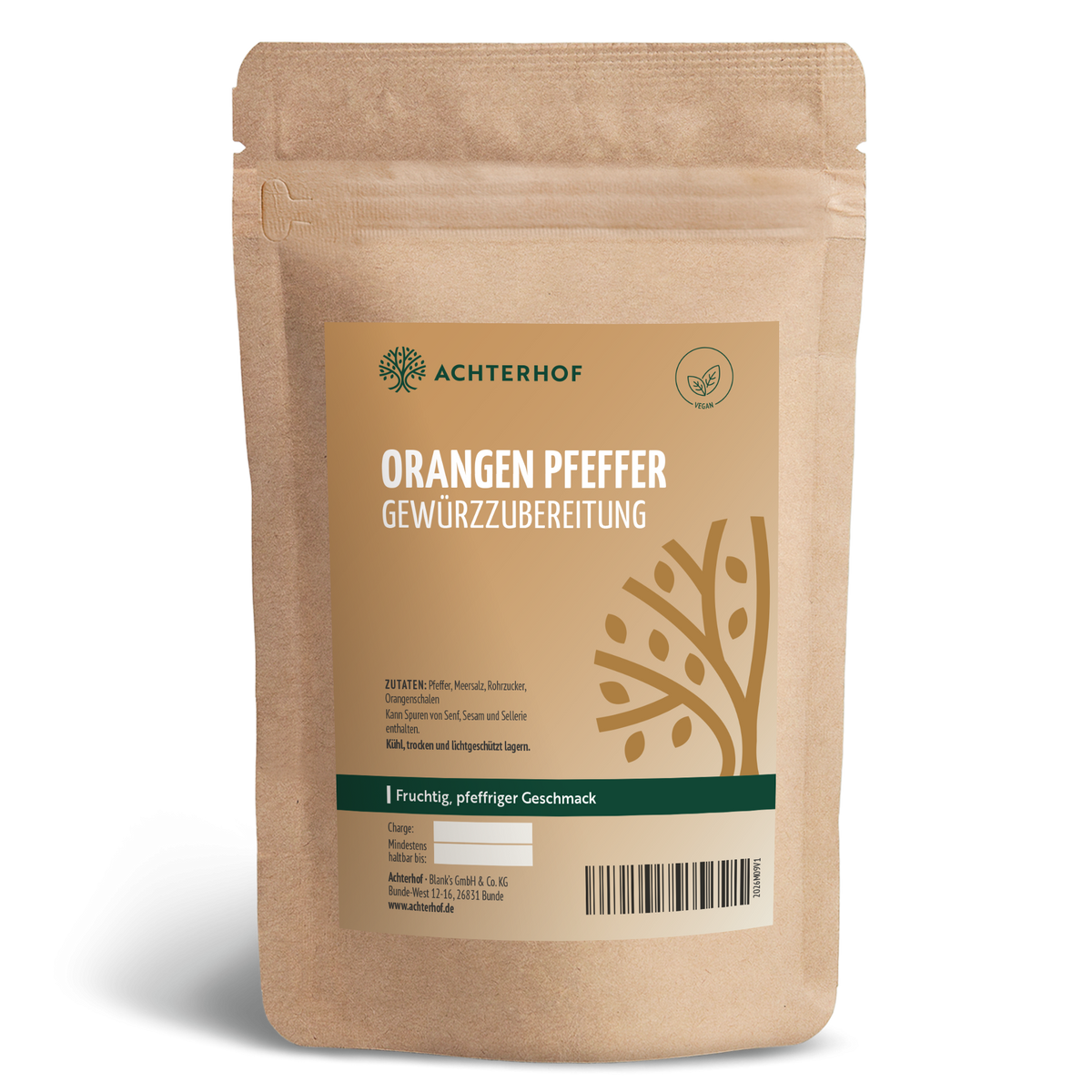 Orangenpfeffer Gewürzzubereitung (100g)