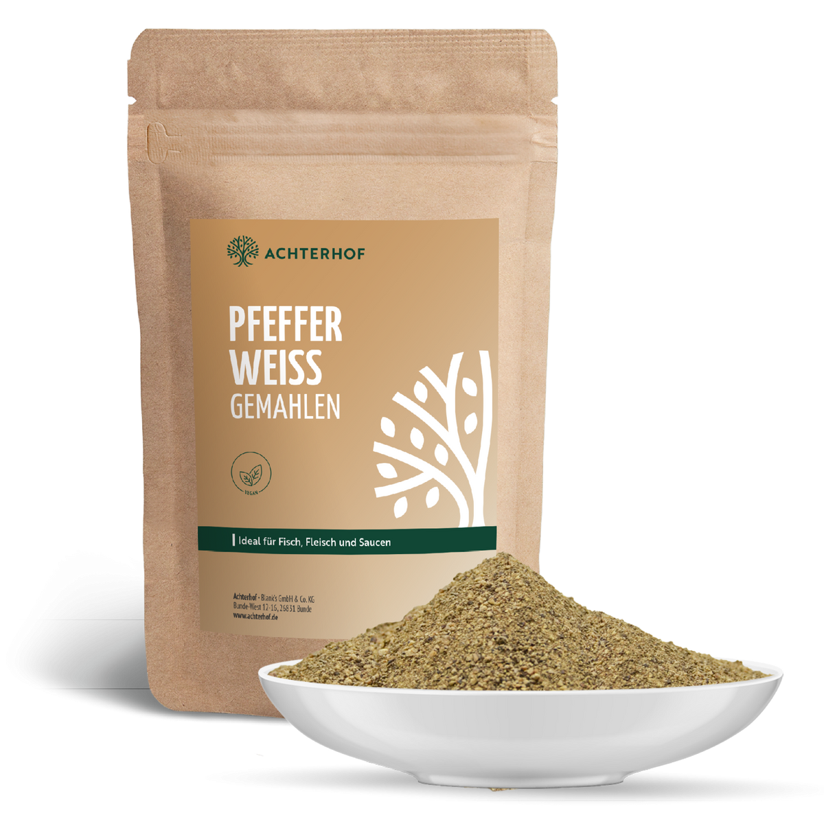 Pfeffer weiß gemahlen (100g)