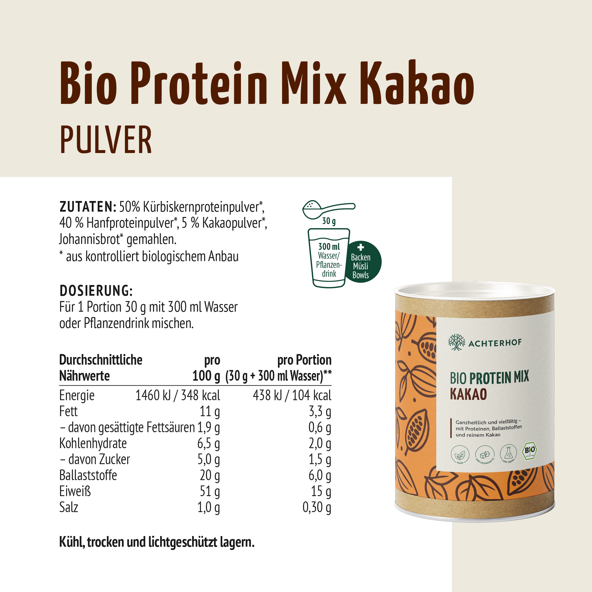 Bio Protein Mix Kakao (380g)