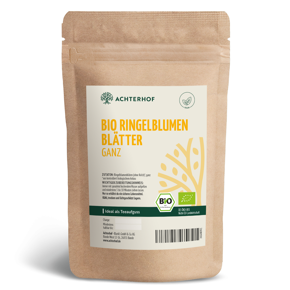 Ringelblumenblüten mit Kelch Bio (100g)
