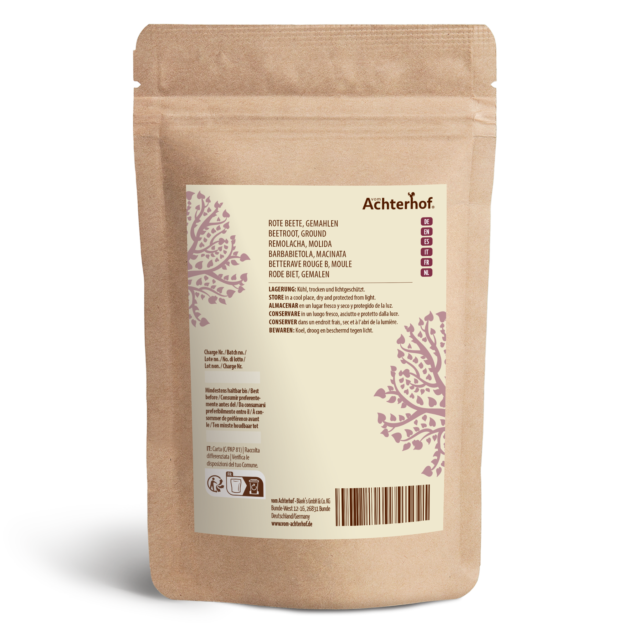 Rote Beete gemahlen (250g)