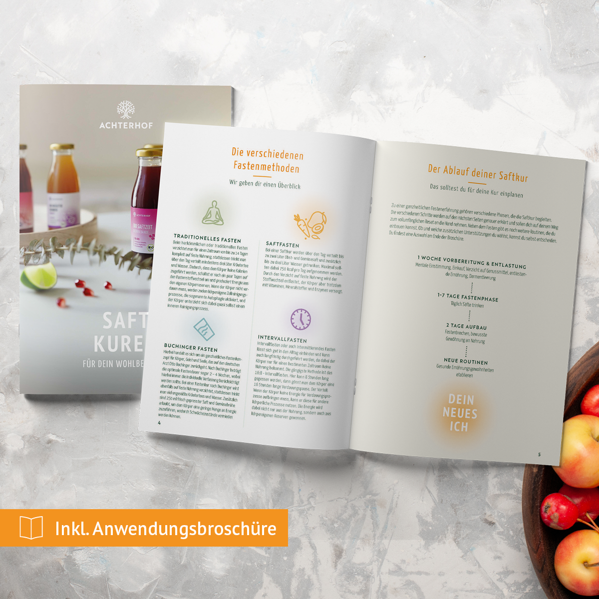 Saftzeit Bio Fastenkur 1 - 7 Tage (6 Flaschen pro Tag)