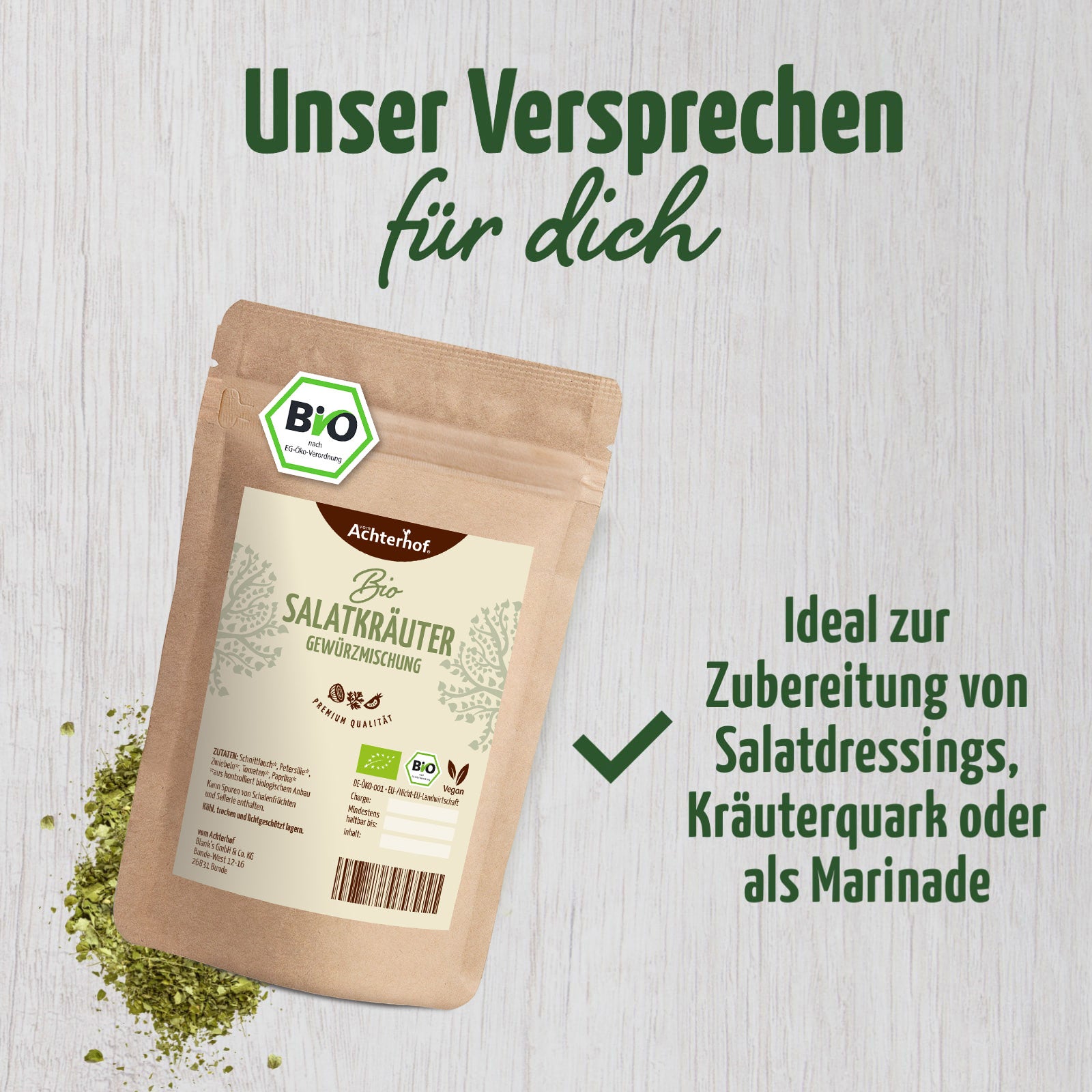 Salatkräuter Gewürzmischung Bio (100g)