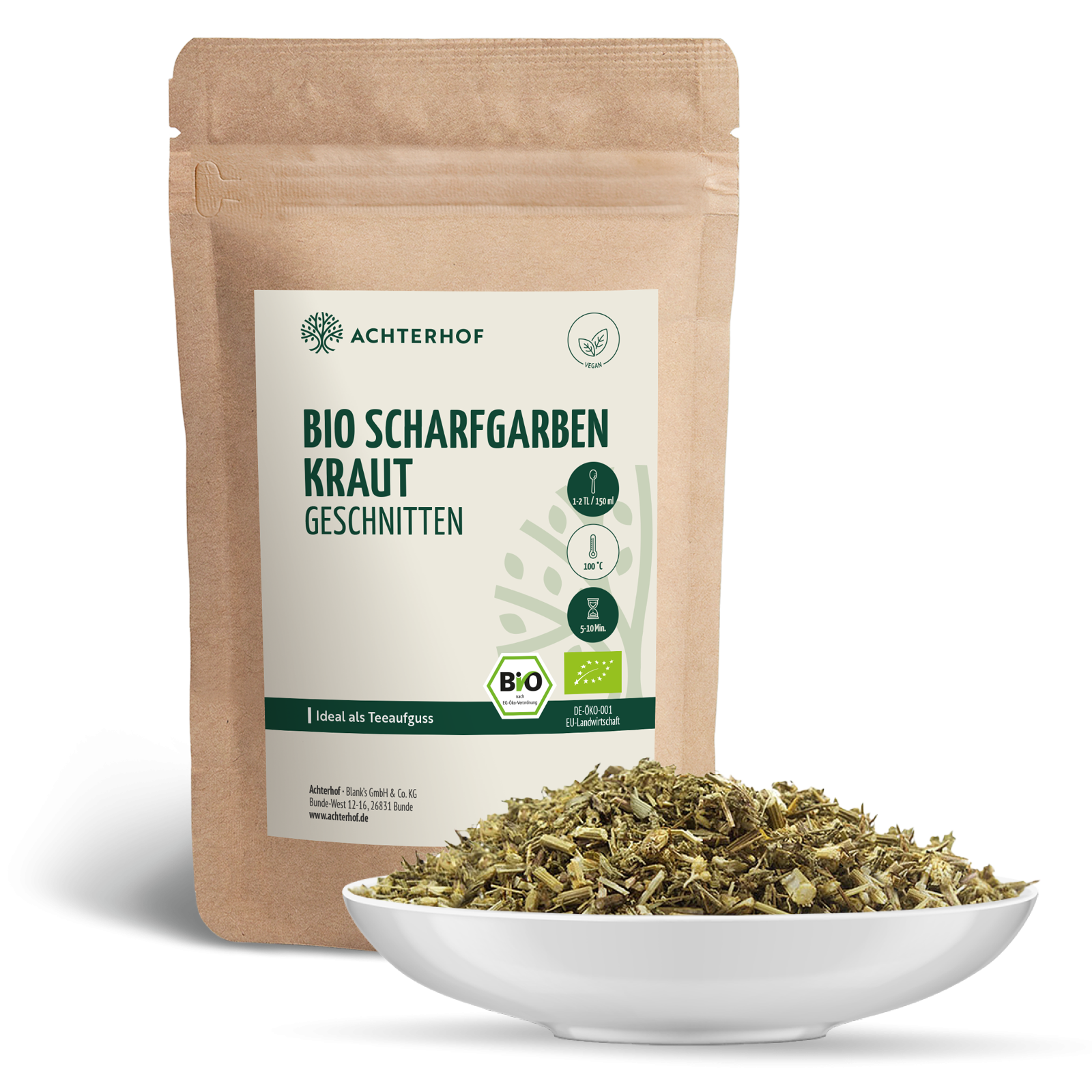 Bio Schafgarbenkraut geschnitten (100g)