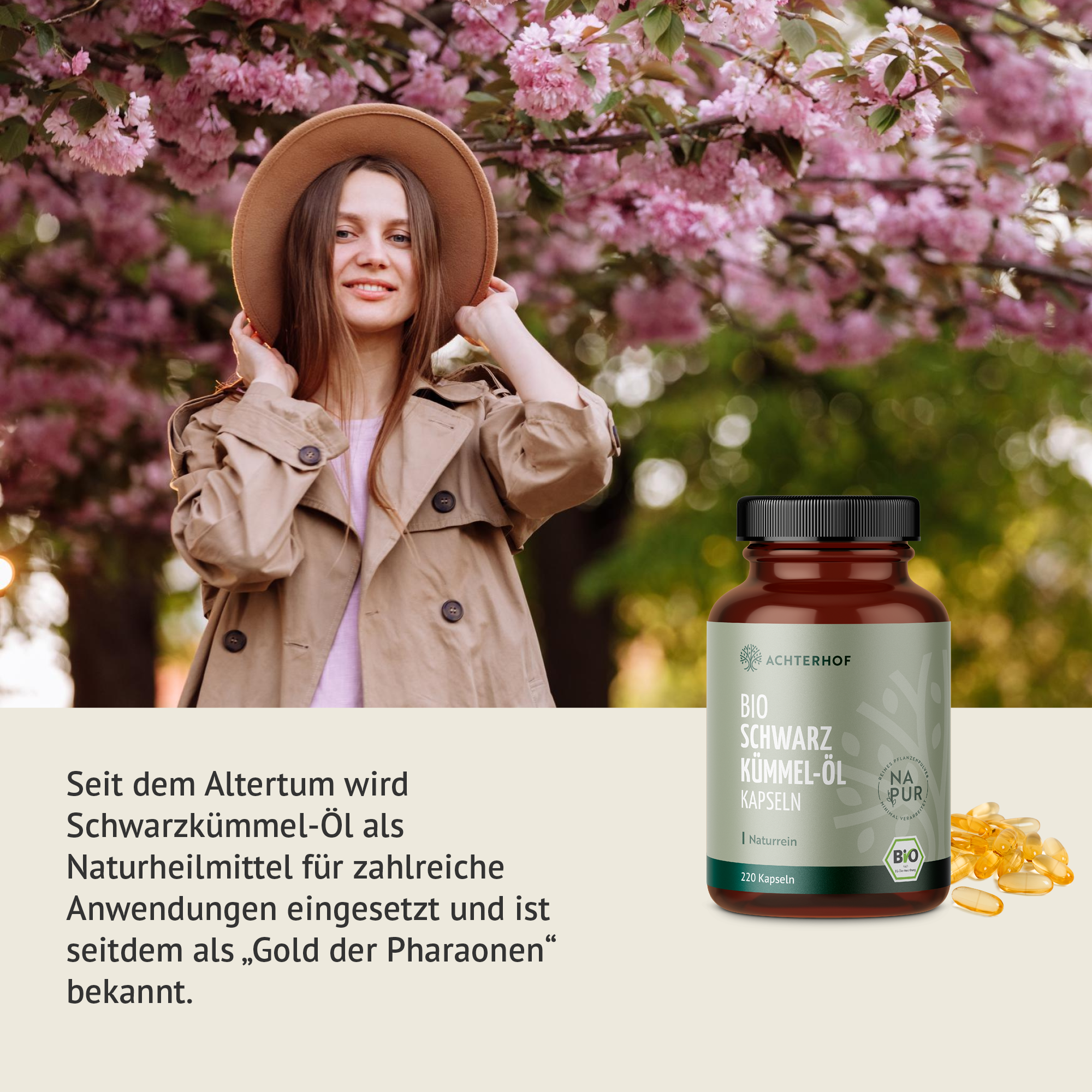 Schwarzkümmel-Öl Kapseln Bio (400 Kapseln)