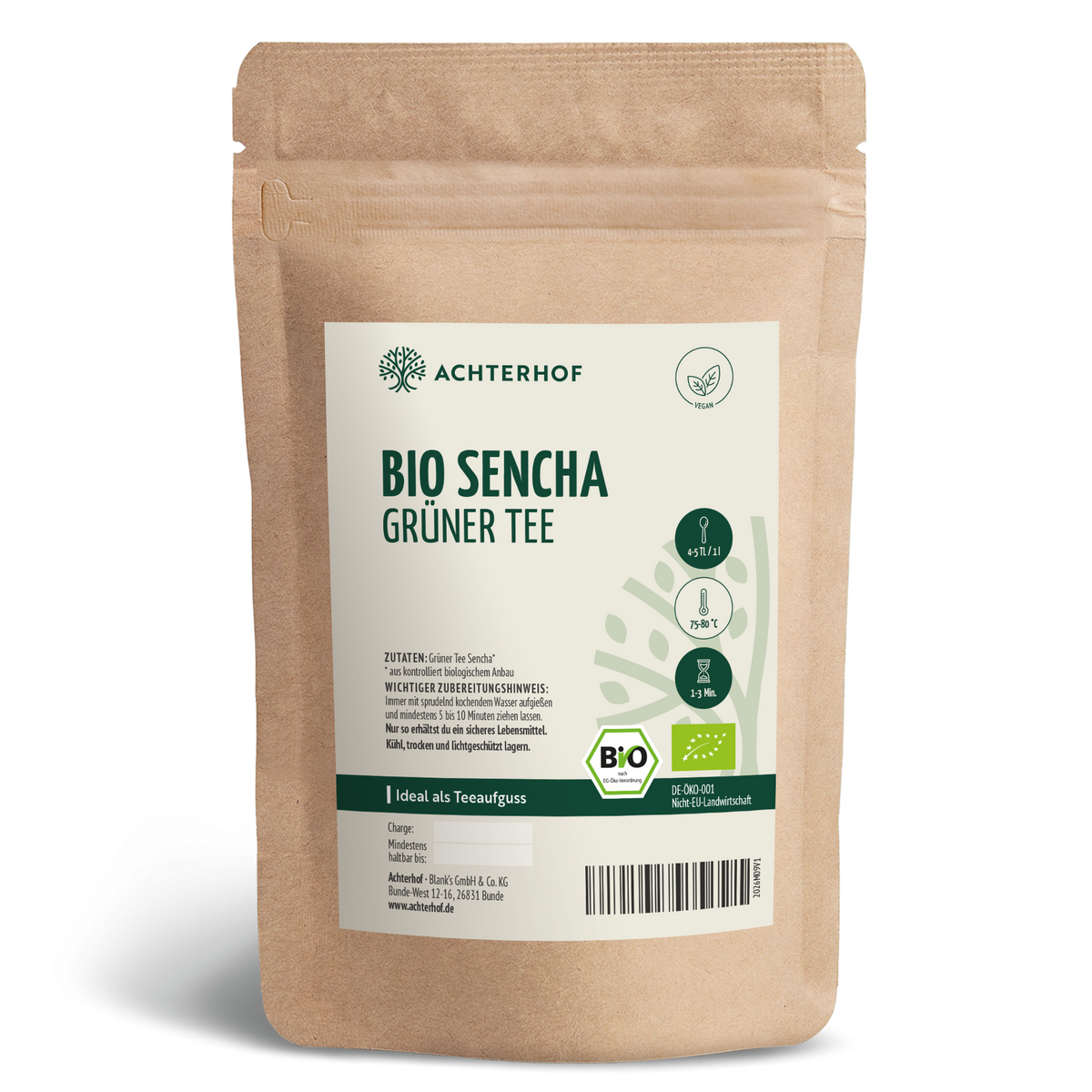 Grüner Tee Sencha Bio (250g)