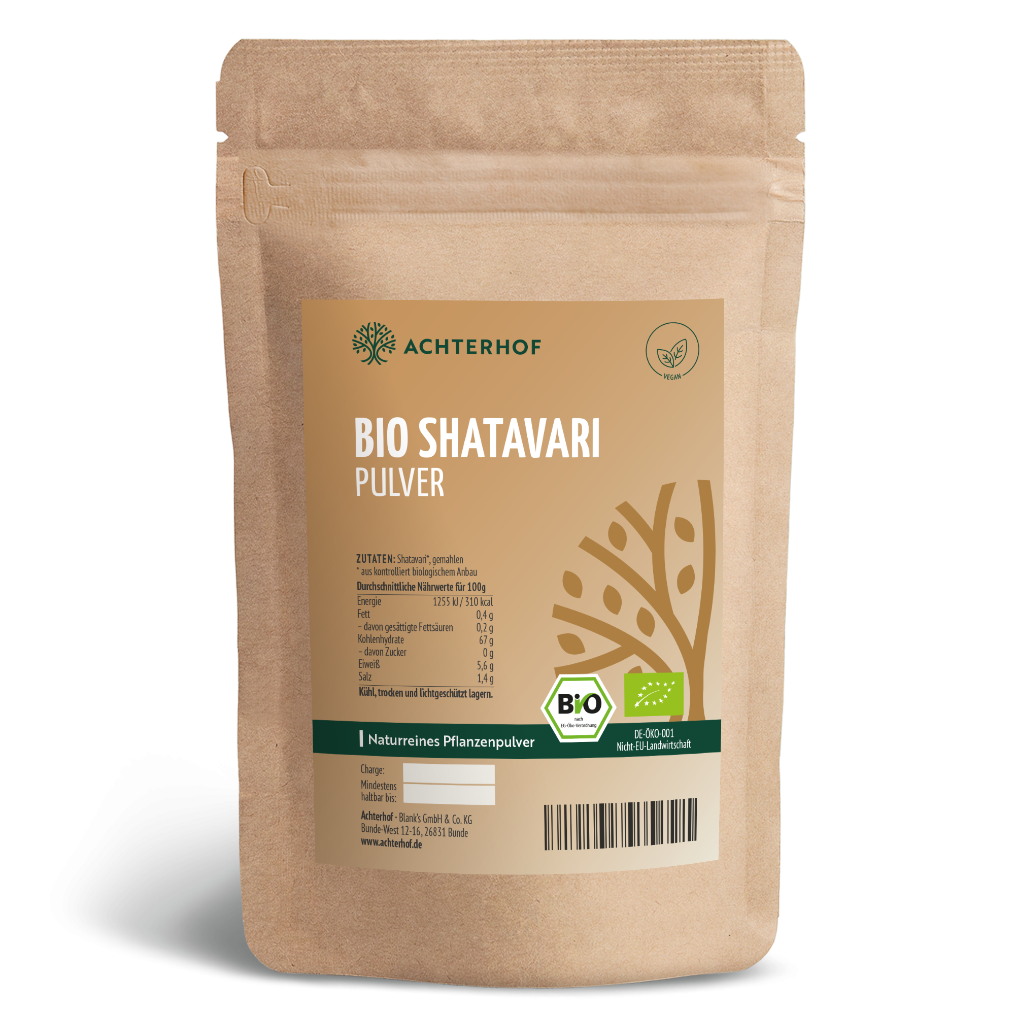 Shatavari Pulver Bio (250g)