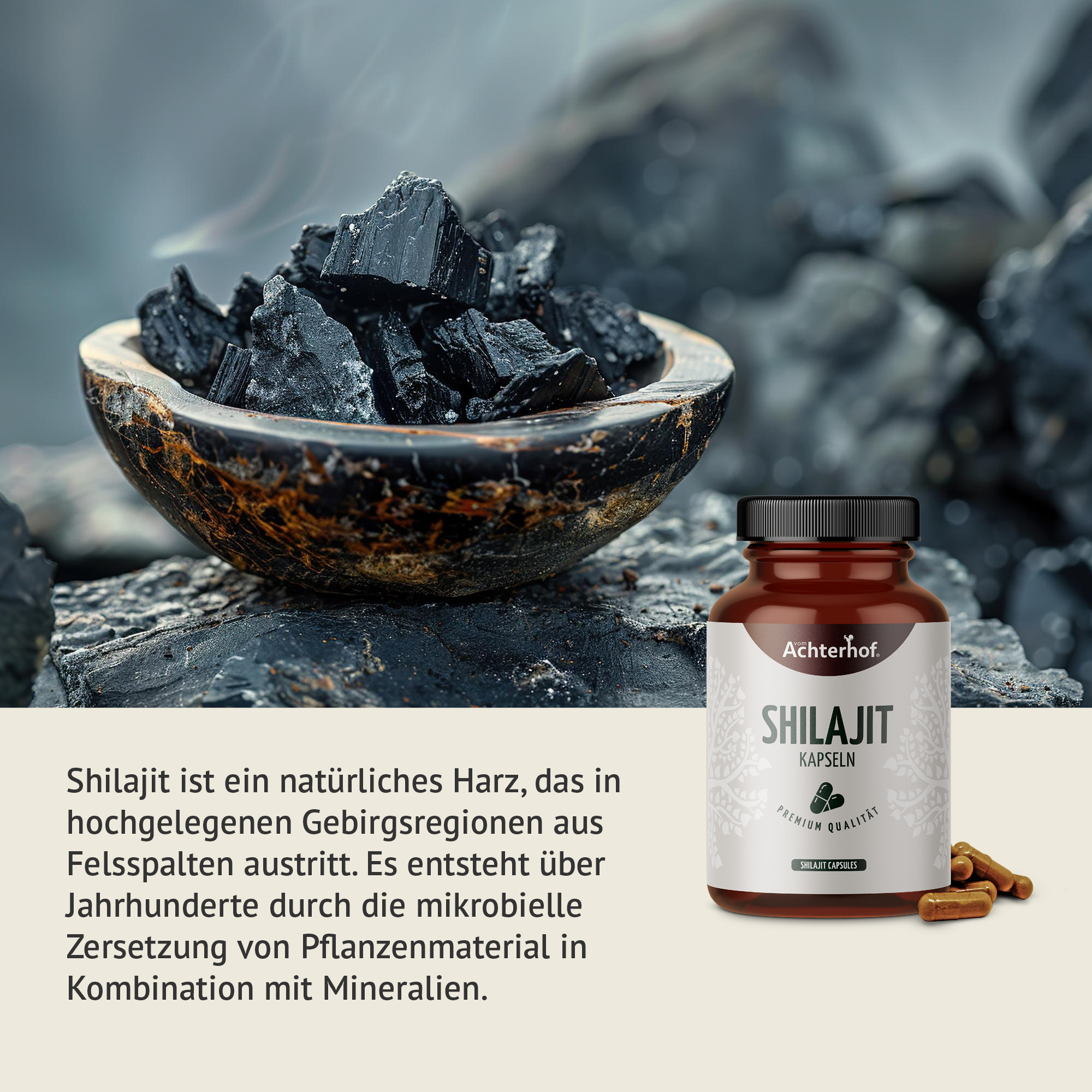 Shilajit Kapseln (150 Kapseln)