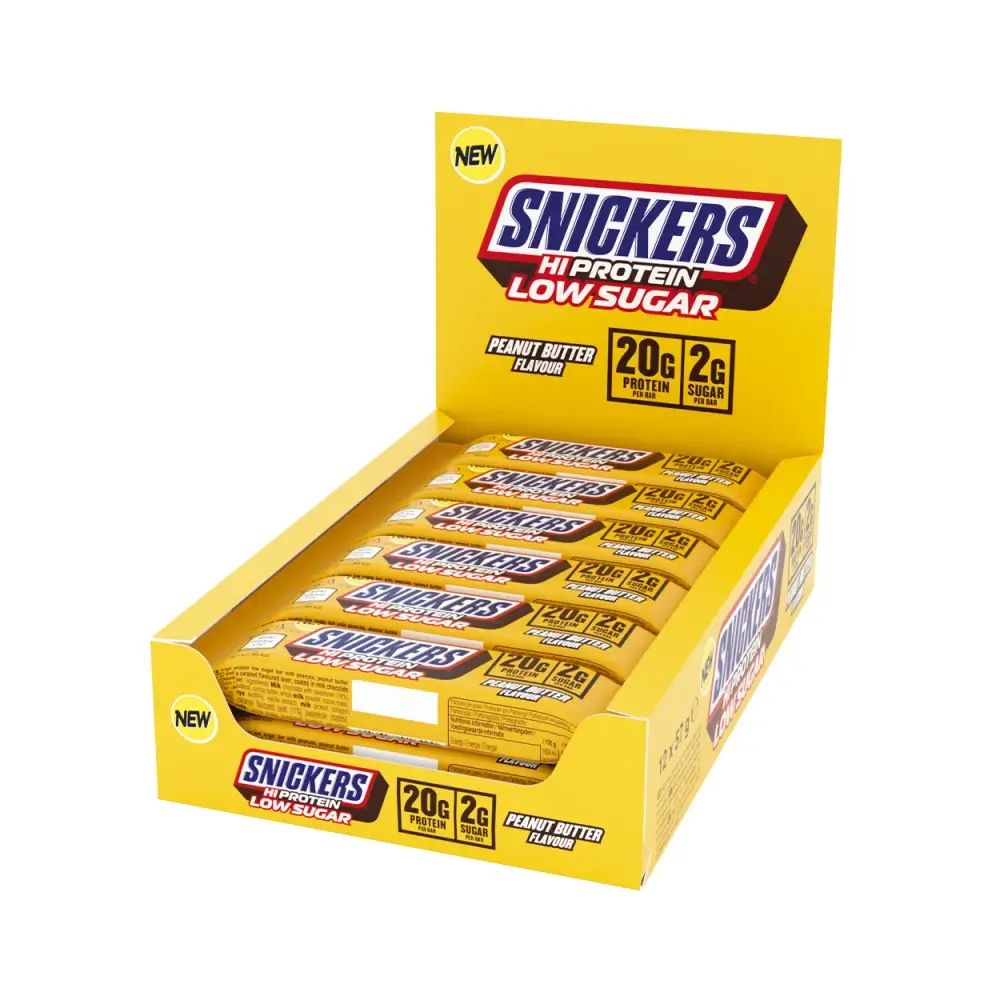 Snickers High Protein Low Sugar Bar Peanut Butter (12x57g)