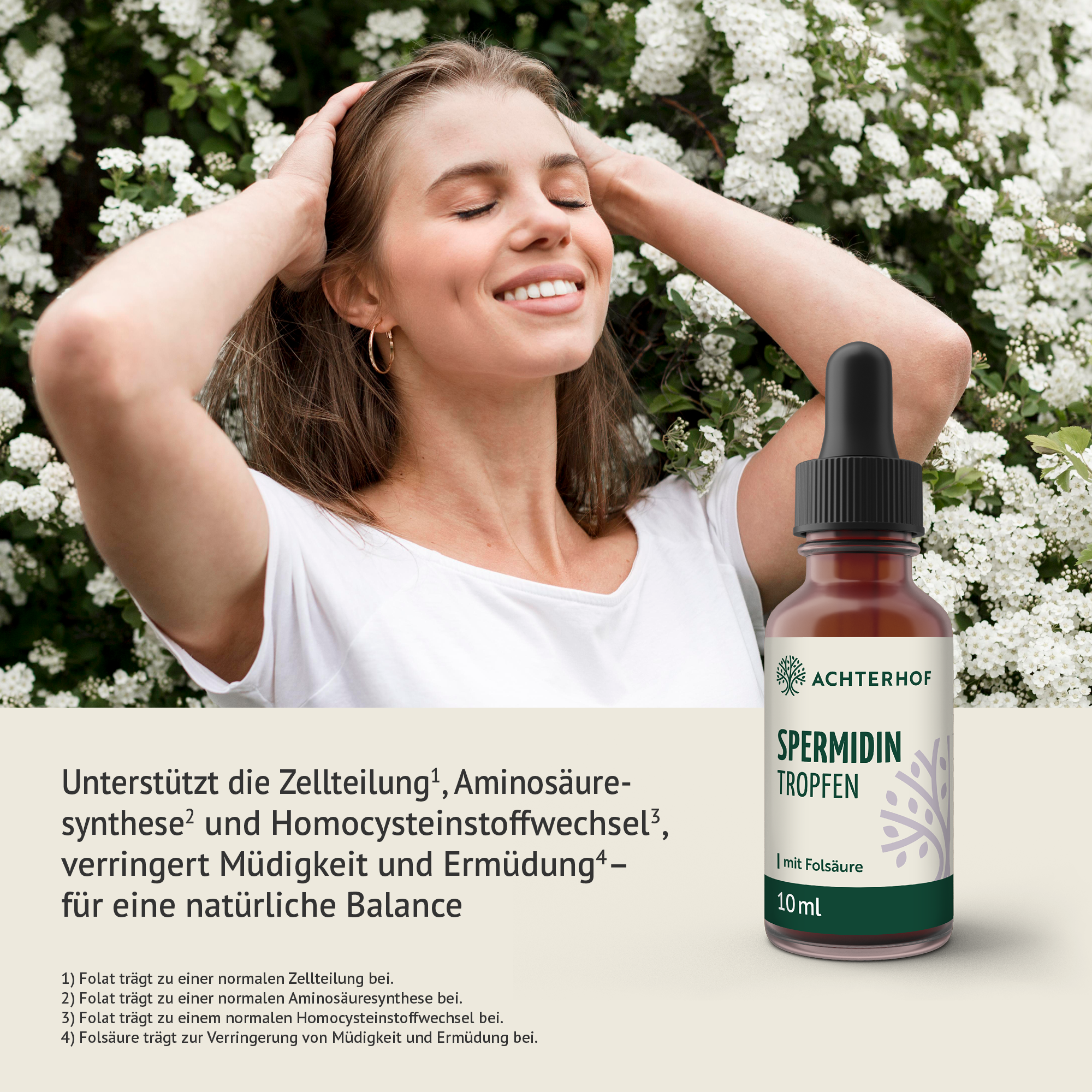 Spermidin B9 Tropfen (10ml)