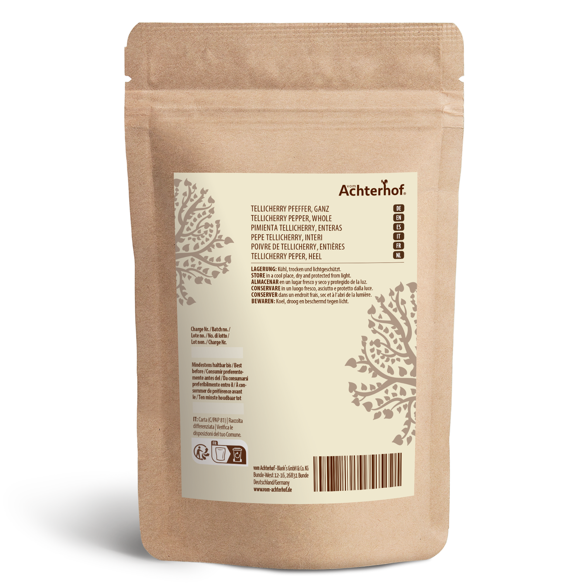 Tellicherry Pfeffer ganz (100g)