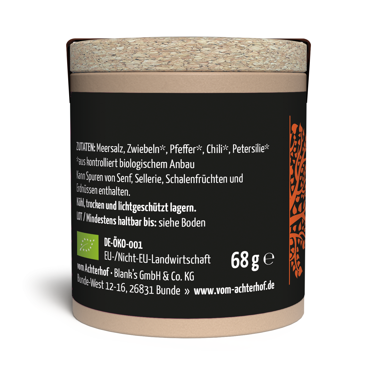 Texas BBQ Rub Gewürzzubereitung Bio (68g)