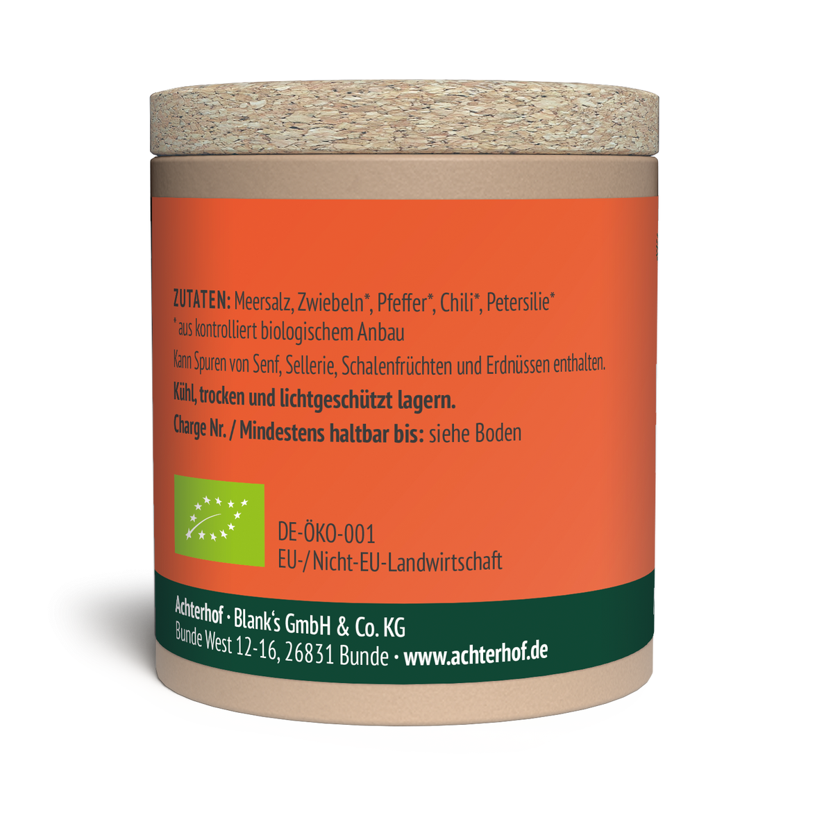 Texas BBQ Rub Gewürzzubereitung Bio (68g)