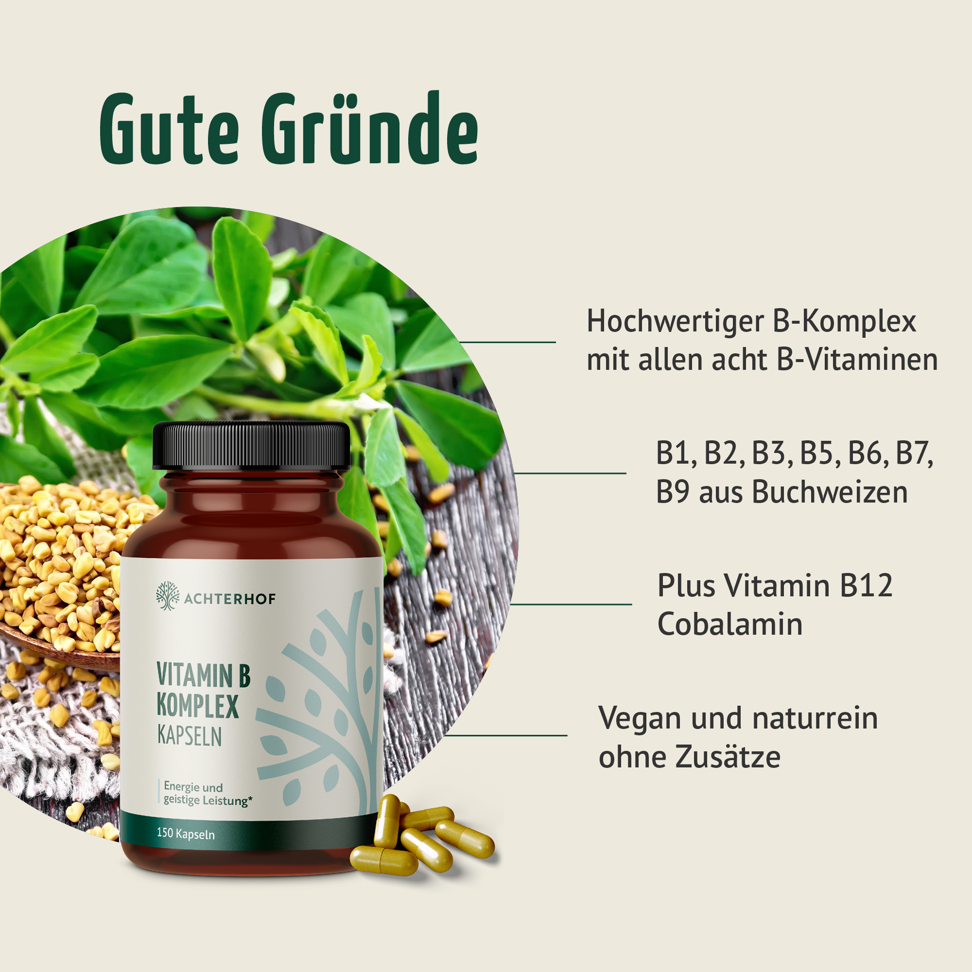 Vitamin B Komplex (150 Kapseln)