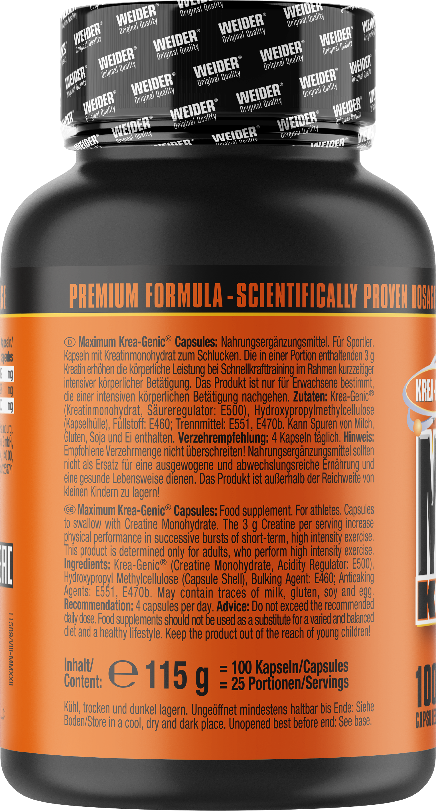 Maximum Krea-Genic (120 Kapseln)