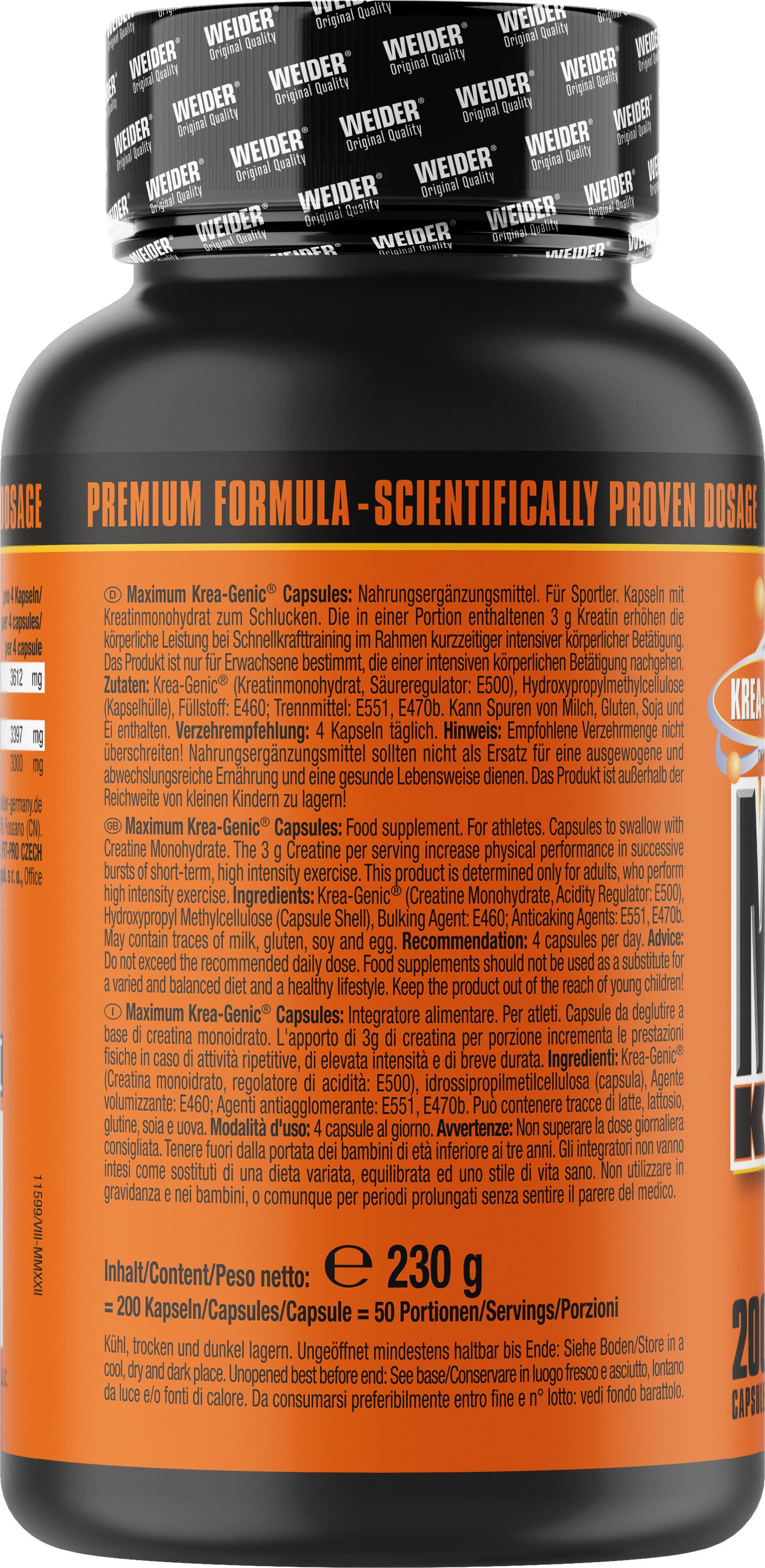 Maximum Krea-Genic (200 Kapseln)