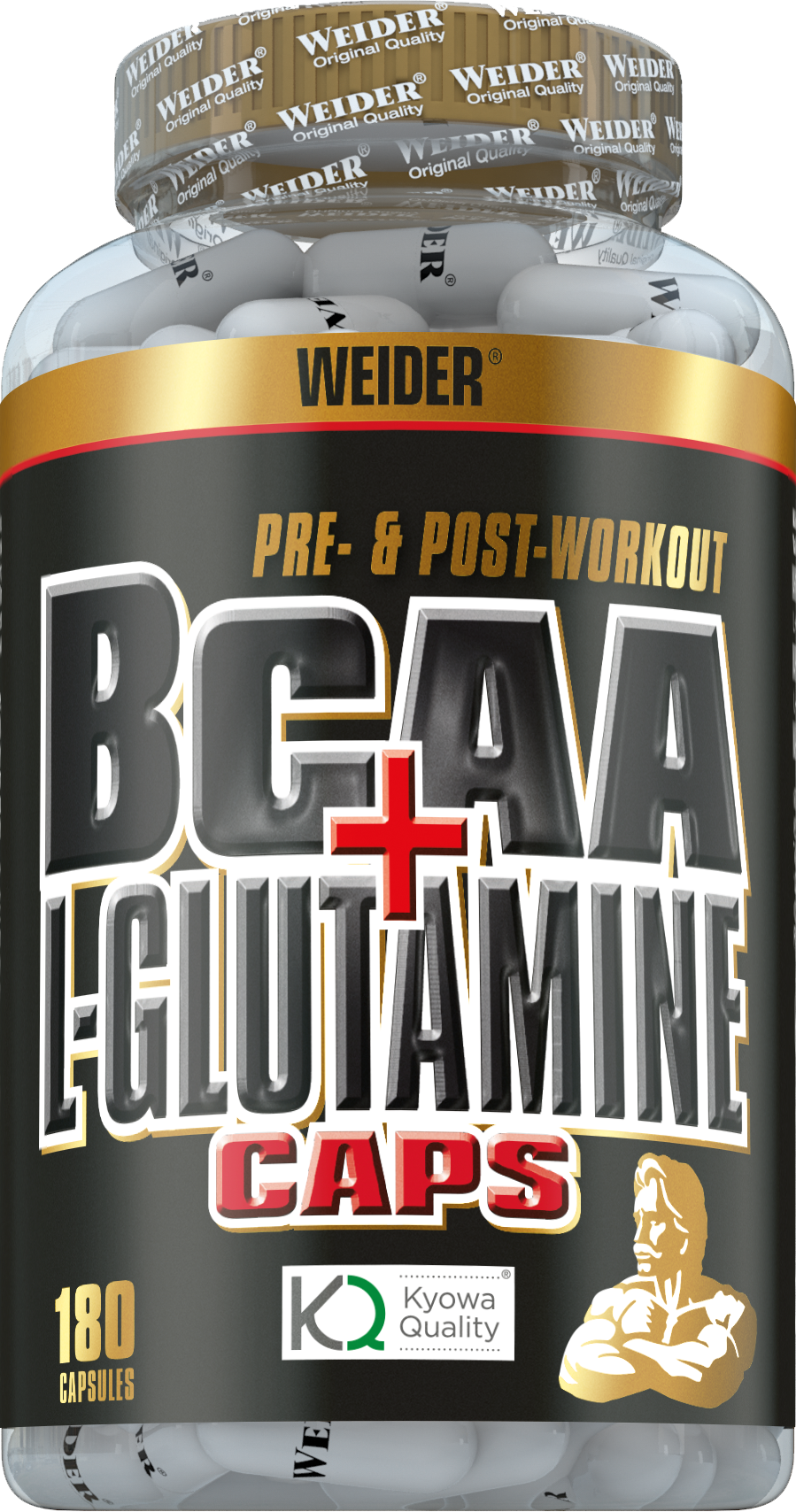 BCAA + L-Glutamine (180 Kapseln)