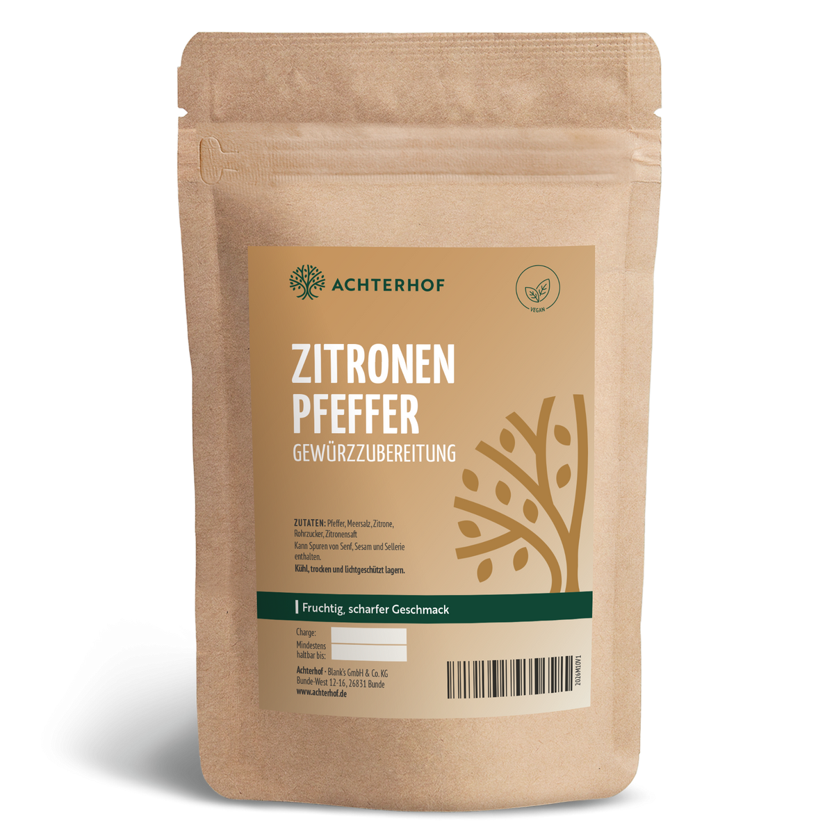 Zitronenpfeffer Gewürzzubereitung (100g)