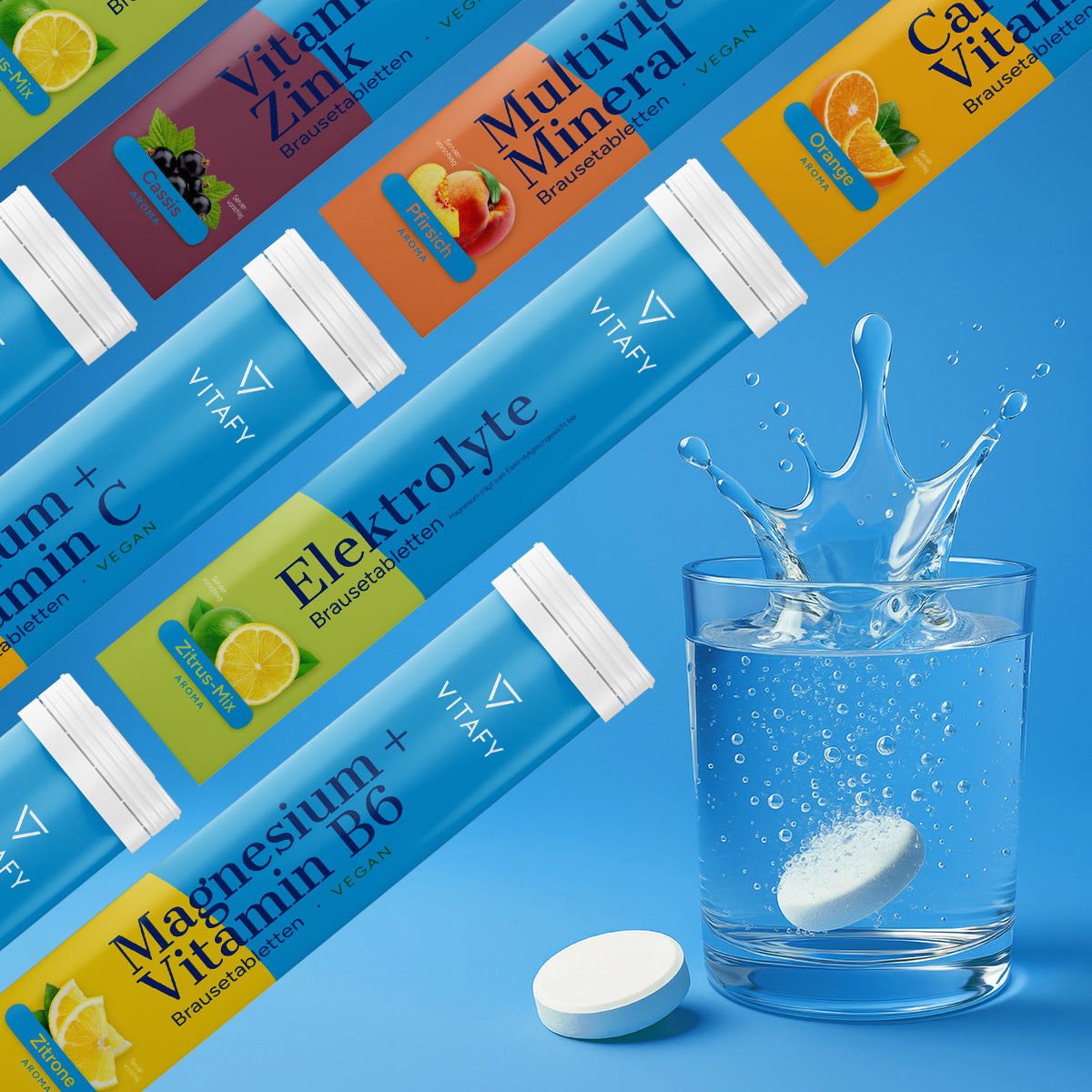 Magnesium + Vitamin C - Orange (20 Brausetabletten)