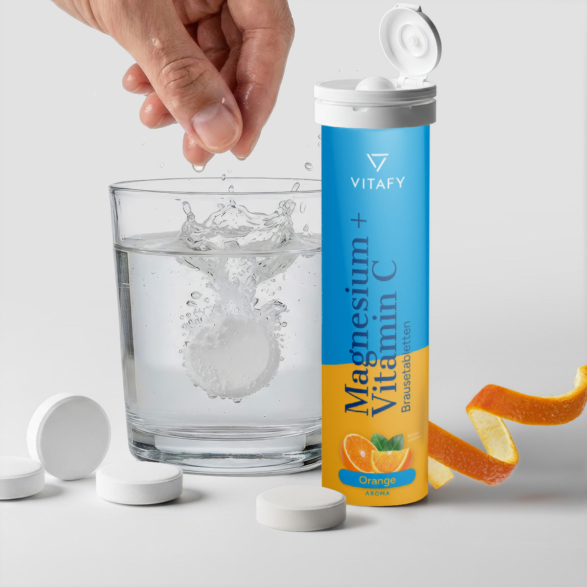 Magnesium + Vitamin C - Orange (20 Brausetabletten)