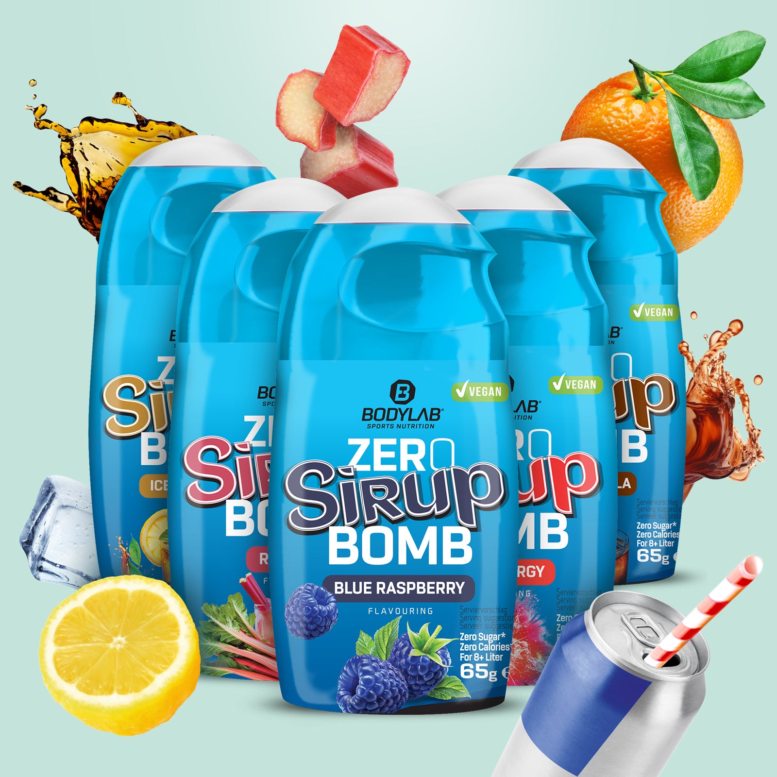 ZERO Sirup BOMB 1.0 - 4.0 Box  (5x65ml)