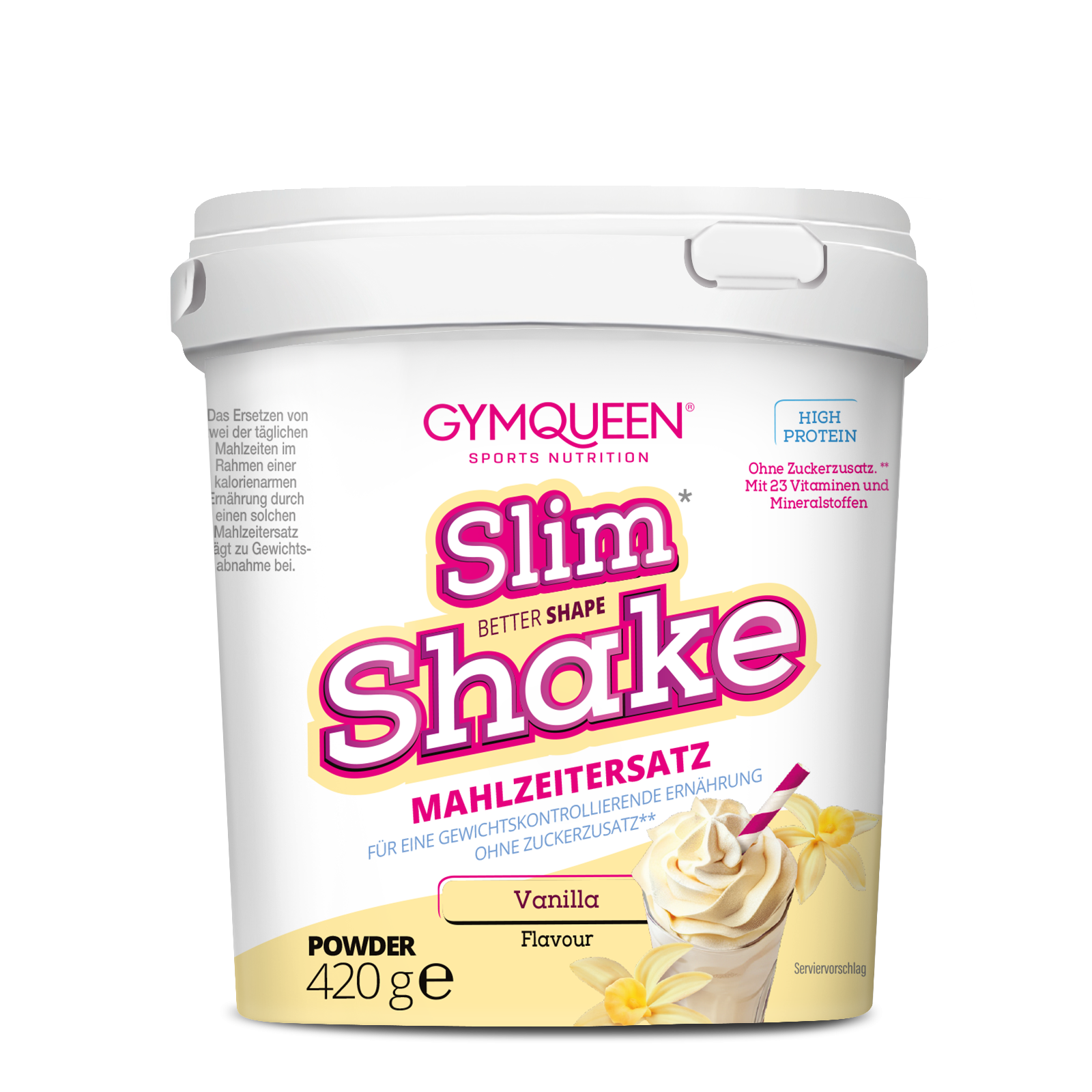 Slim Shake Mahlzeitersatz-Shake - 420g - Vanilla
