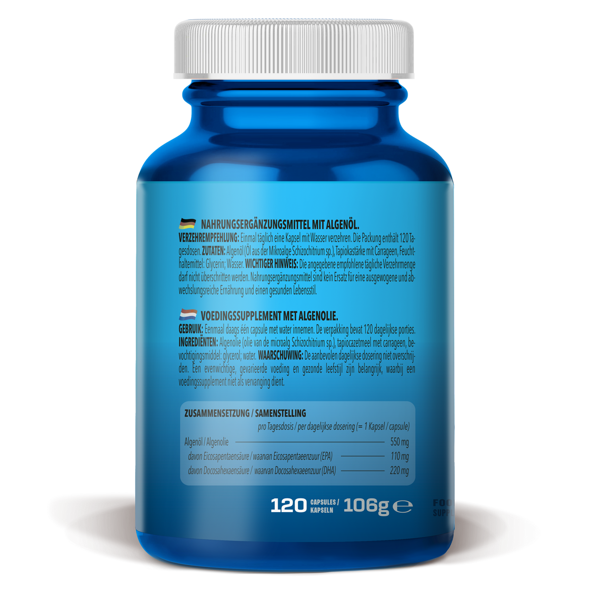 2 x Vegan Omega 3 (120 Kapseln)