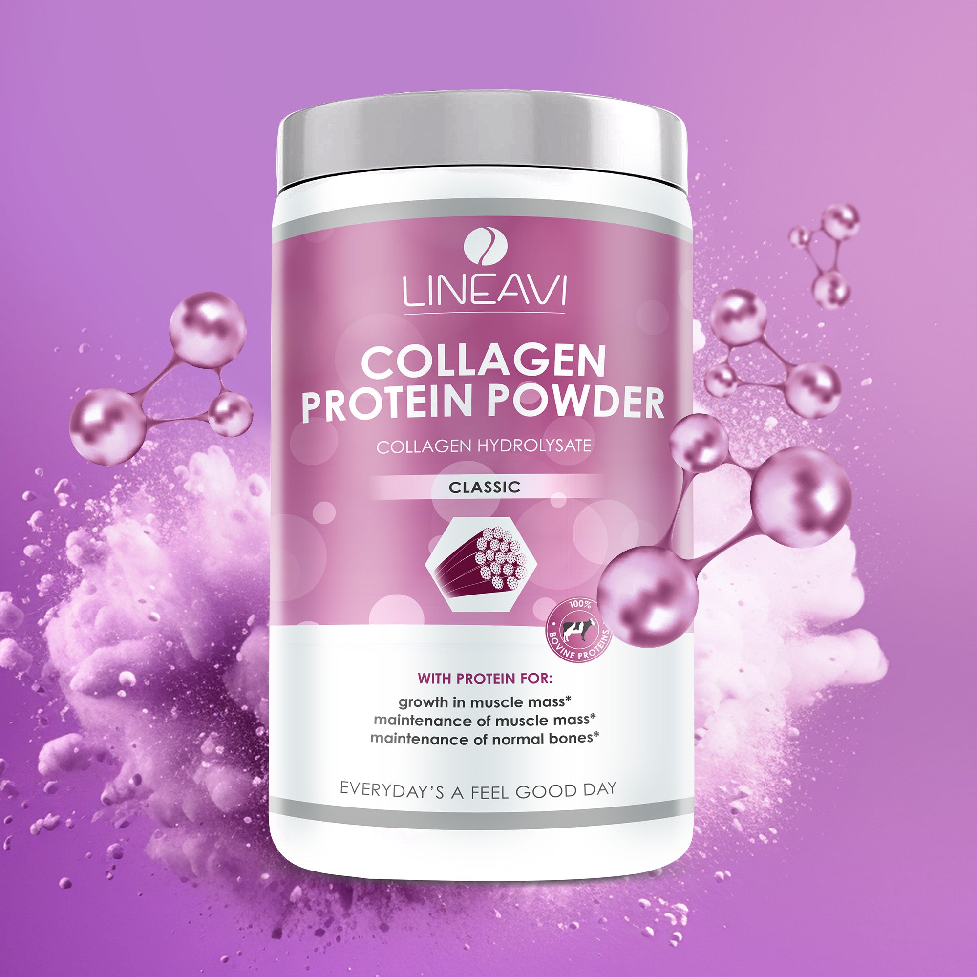 Kollagen Proteinpulver - 400g - Neutral