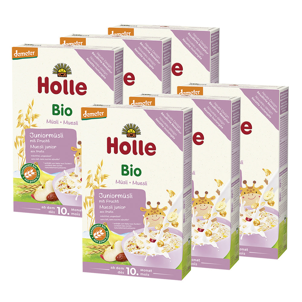 6 x Bio-JuniorMüesli Mehrkorn Frucht ab dem 10. Monat (6x250g)