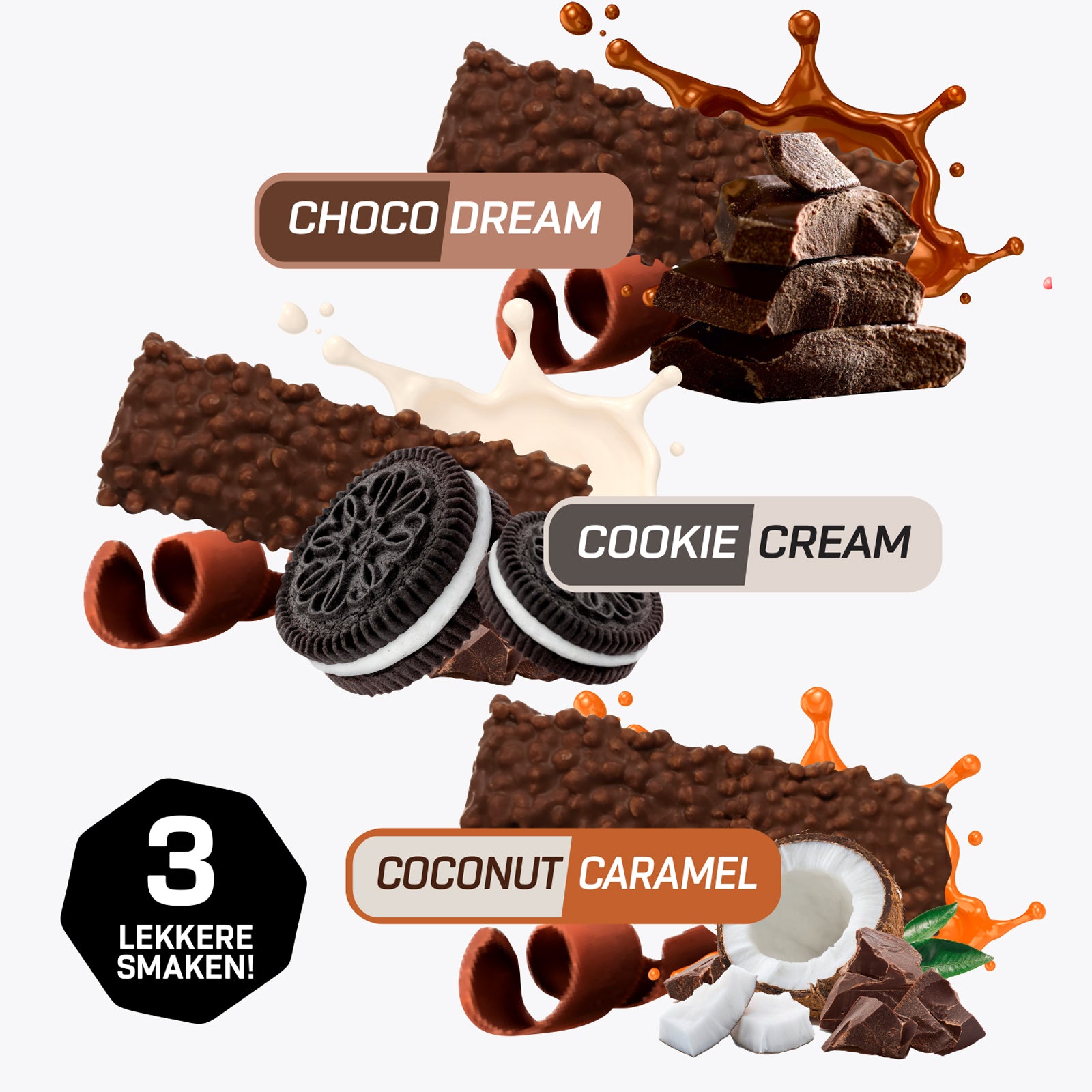 Crunchy Protein Bar Deluxe (12x65g)