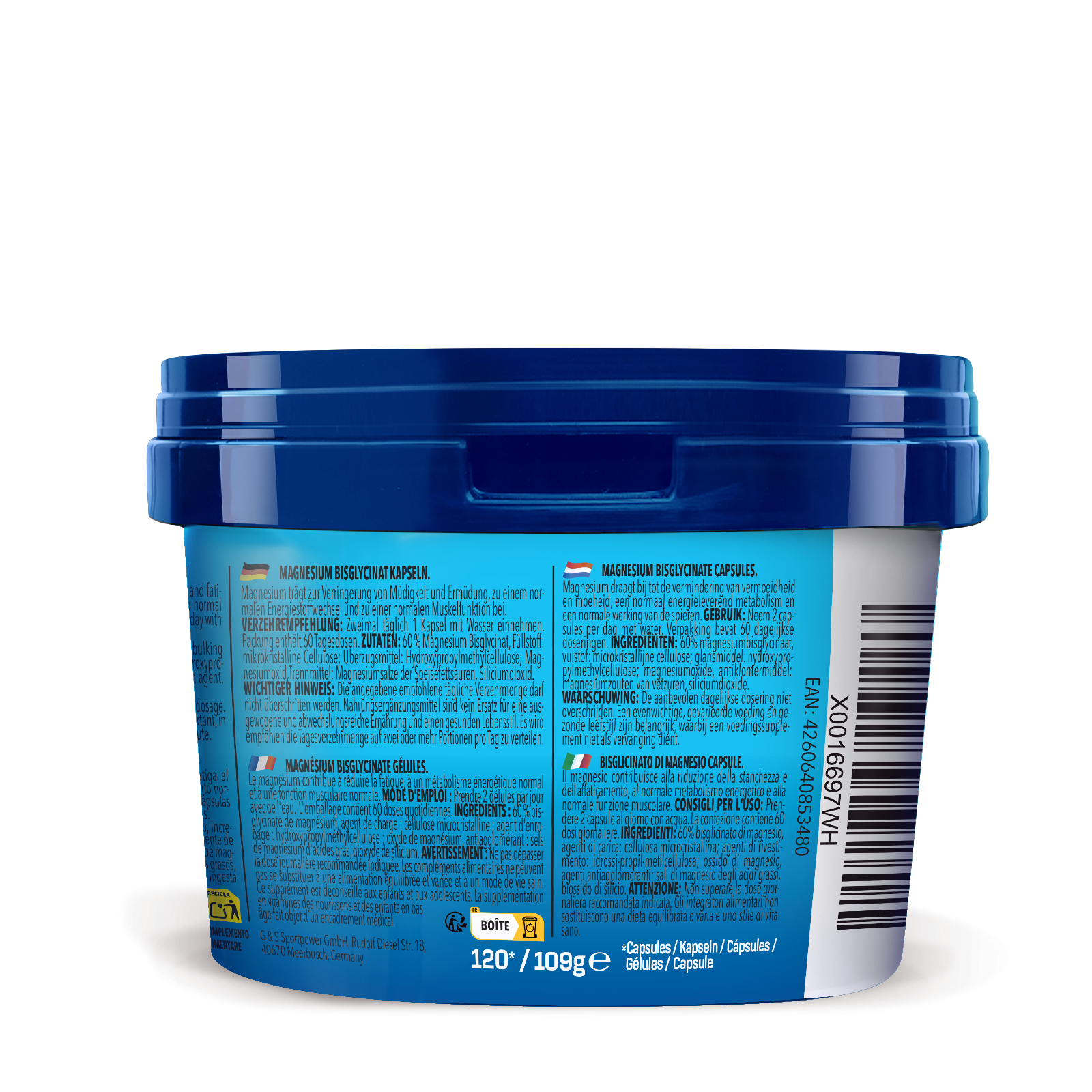 Magnesium Bisglycinate (120 Kapseln)